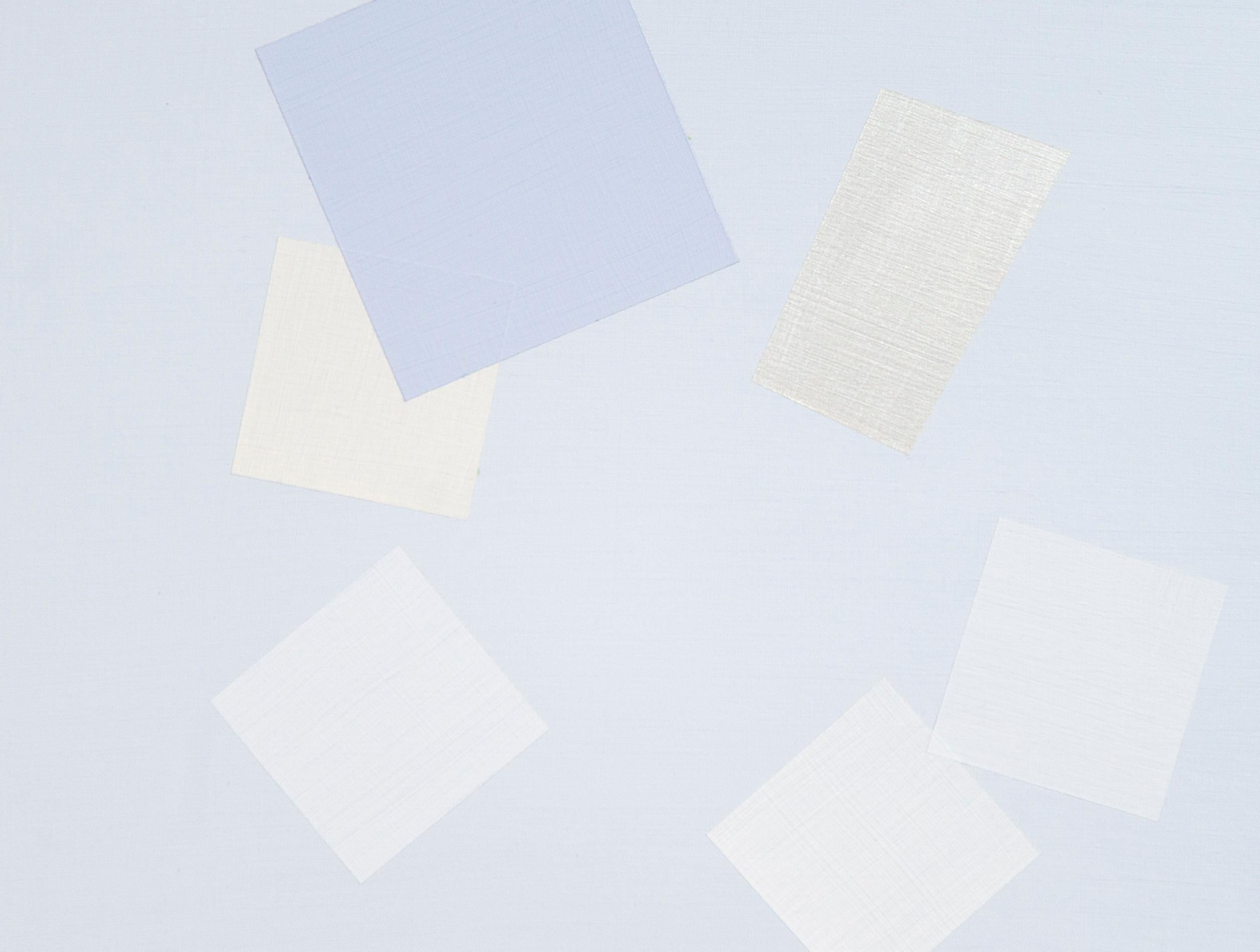 7 Pieces for Arvo Part - astratto geometrico, raggruppamento, acrilico su tela in vendita 11