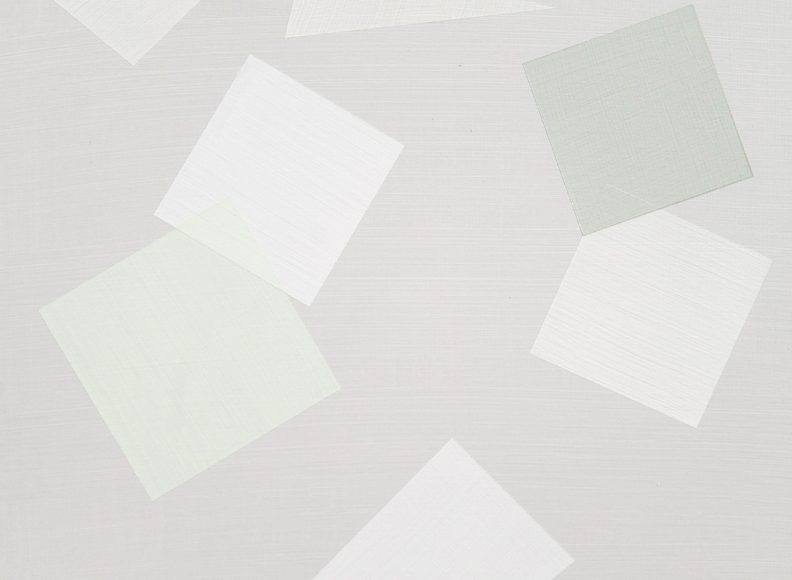 7 Pieces for Arvo Part - astratto geometrico, raggruppamento, acrilico su tela in vendita 12