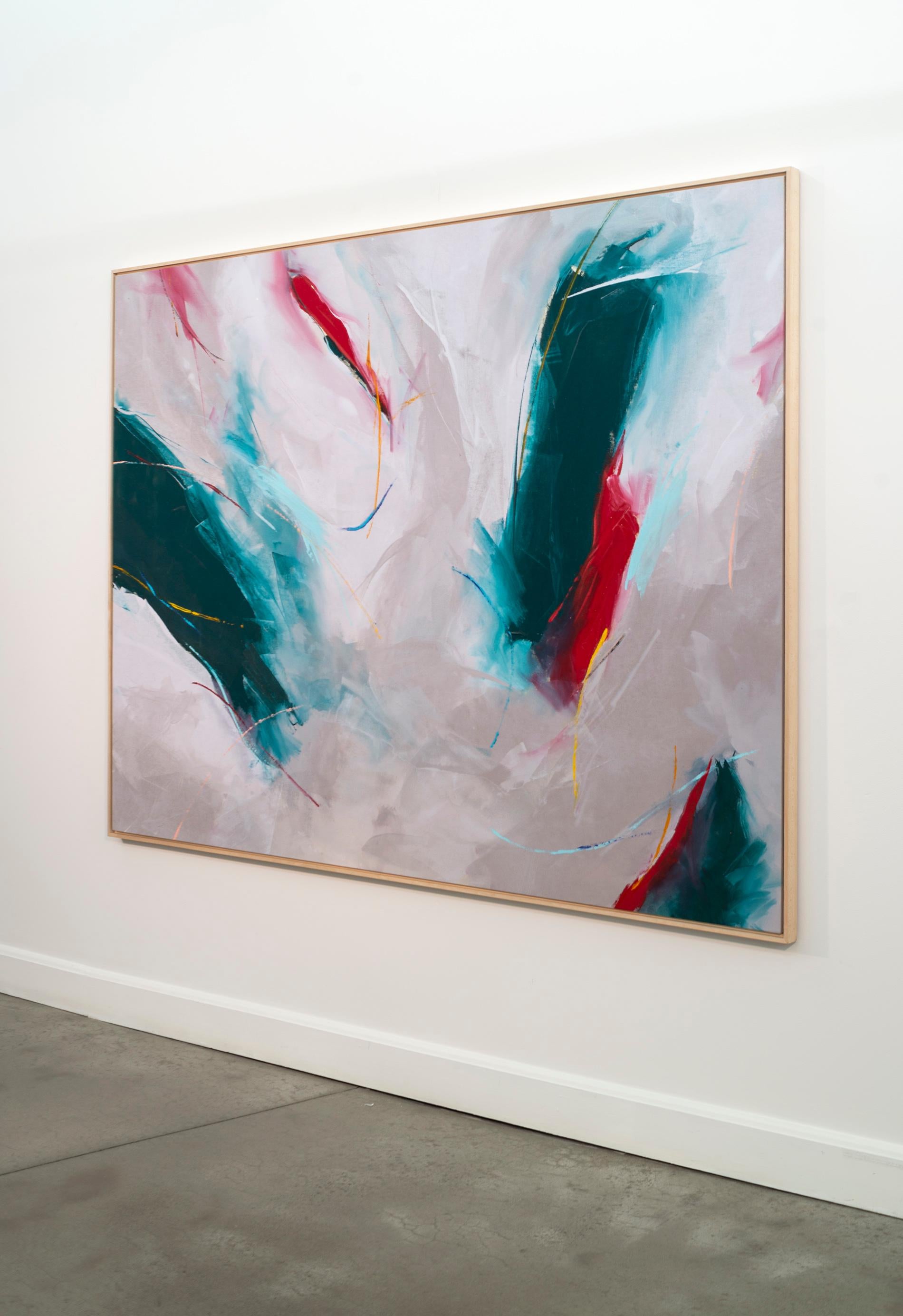 Questo colorato quadro astratto è opera dell'artista canadese Milly Ristvedt.

Da oltre sessant'anni, le opere di Milly Ristvedt si basano sull'esplorazione del colore e della forma espressiva come potente mezzo per trasmettere emozioni e raccontare