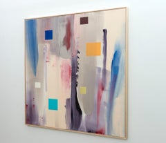 Barrage - Abstract Painting, Acrylic on Canvas, 2014, Signed, 60x60