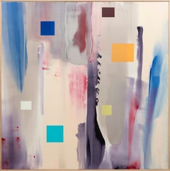 Barrage - Abstract Painting, Acrylic on Canvas, 2014, Signed, 60x60