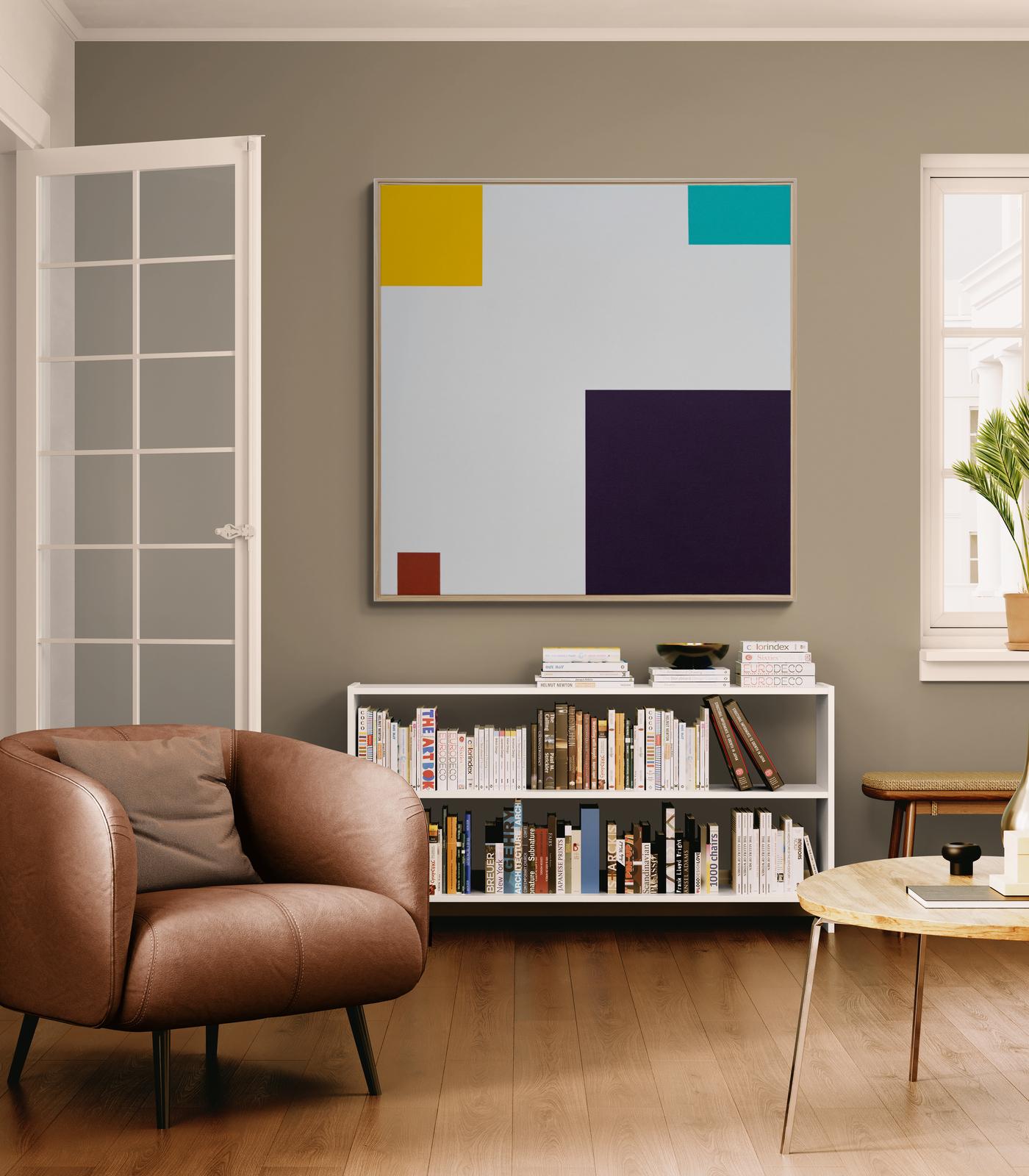 Centrifuga - moderno, contemporaneo, astratto geometrico, acrilico su tela in vendita 8
