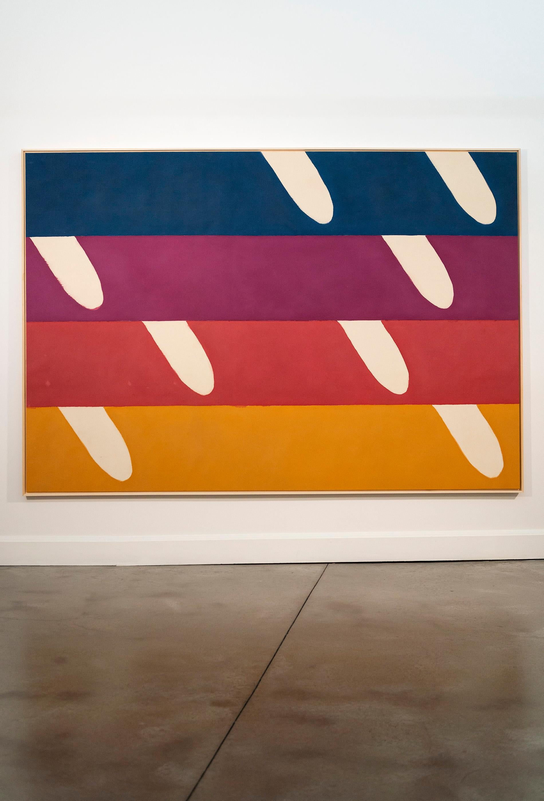Champ - moderno, contemporaneo, minimalista, astratto, acrilico su tela - Painting Astratto di Milly Ristvedt