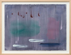 Cool Down - contemporary, minimalist, abstract, acrylic on paper