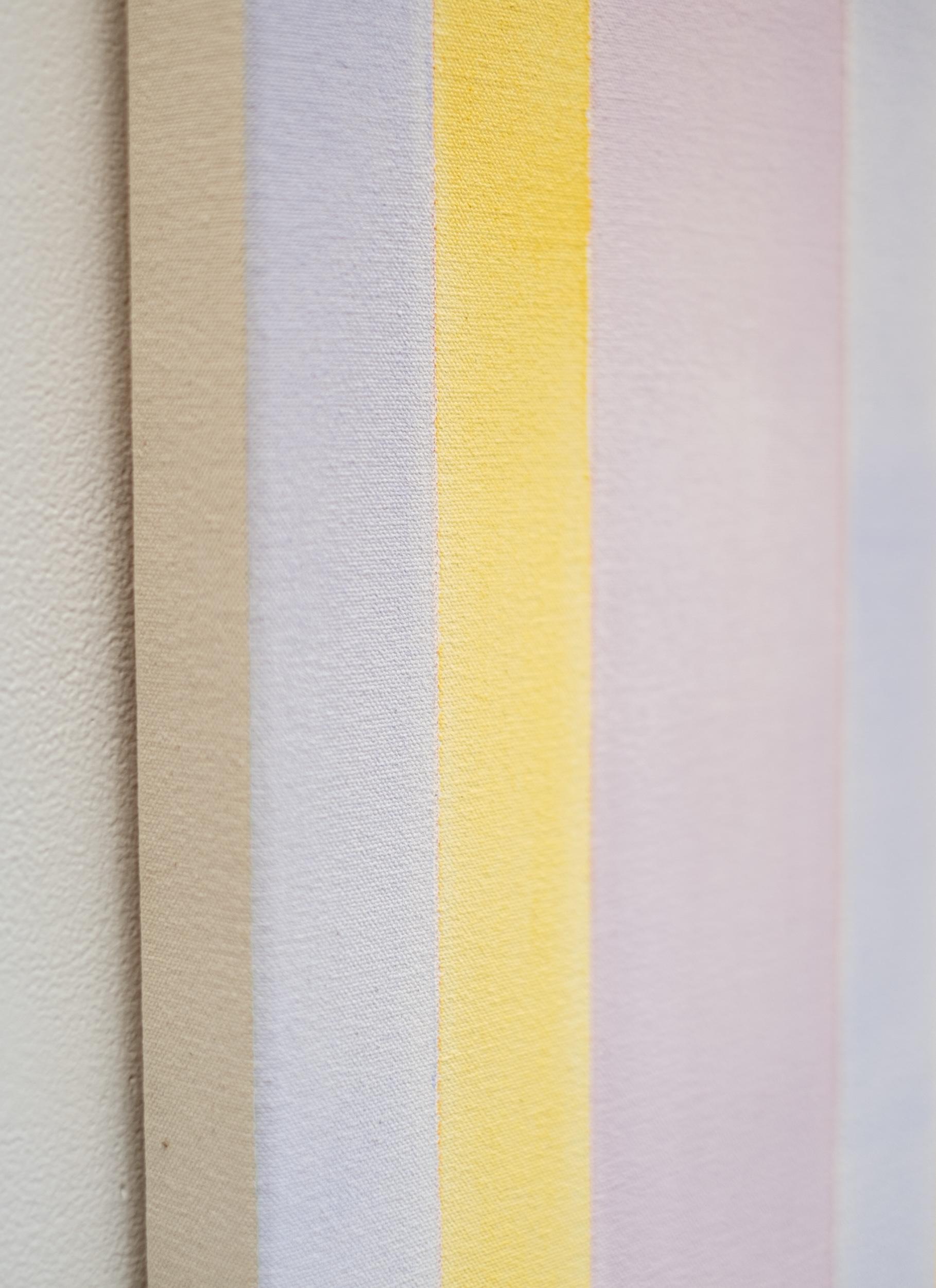 Evening Light - soft, colourful, minimalist, abstract, acrylic on canvas For Sale 6