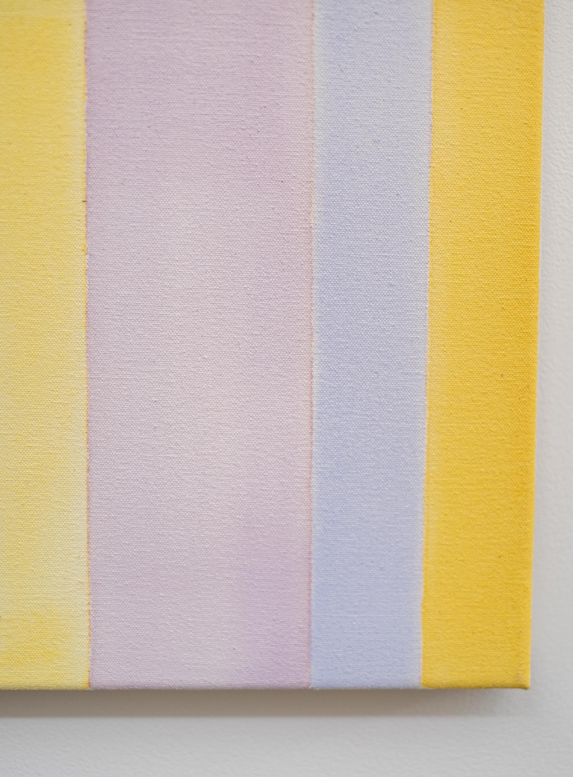 Evening Light - soft, colourful, minimalist, abstract, acrylic on canvas For Sale 1