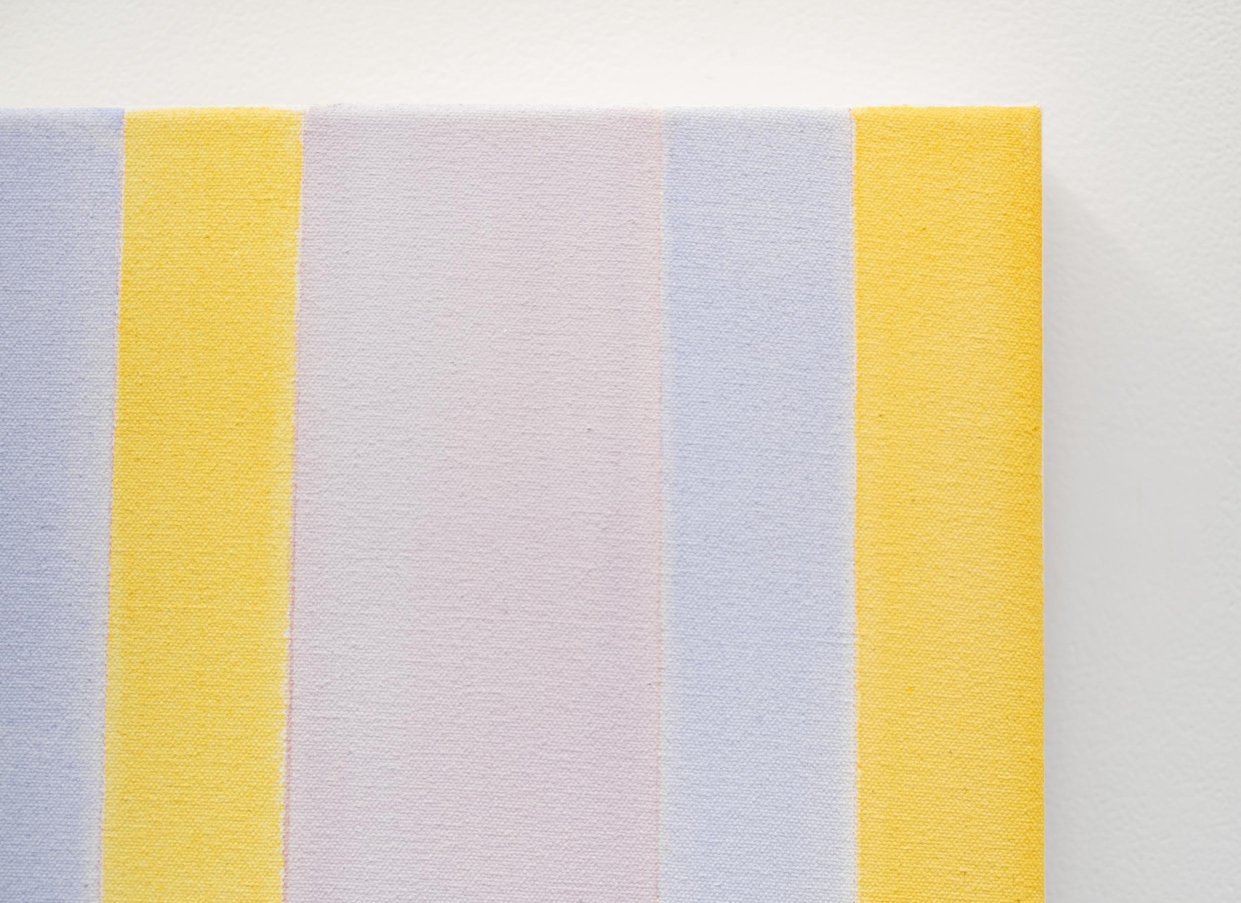 Evening Light - soft, colourful, minimalist, abstract, acrylic on canvas For Sale 4