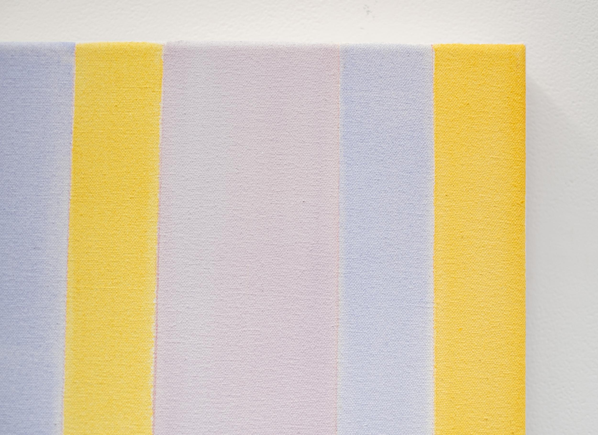 Evening Light - soft, colourful, minimalist, abstract, acrylic on canvas For Sale 5
