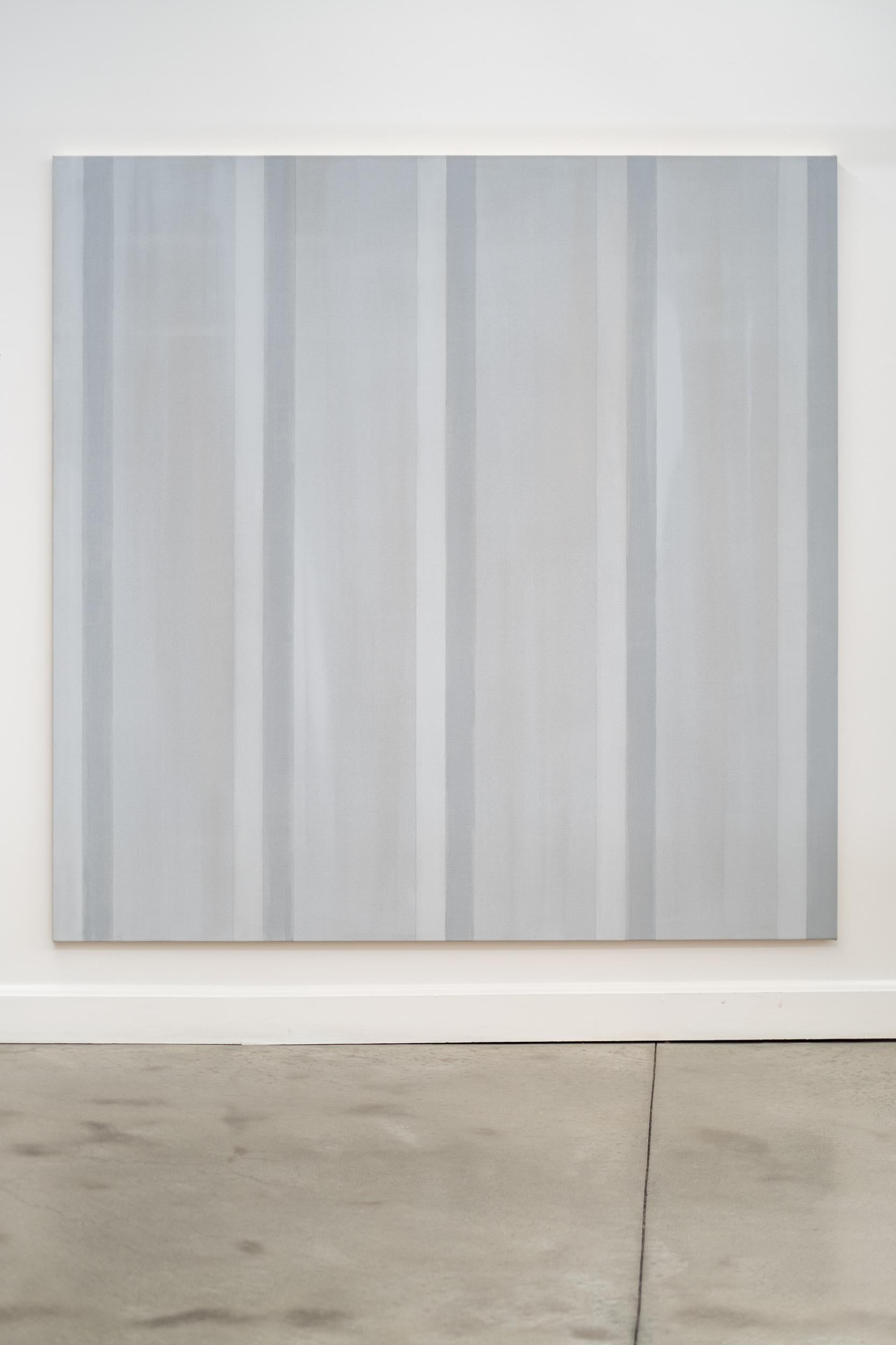 Tutto e niente - monocromatico, astratto contemporaneo, acrilico su tela - Painting Astratto di Milly Ristvedt