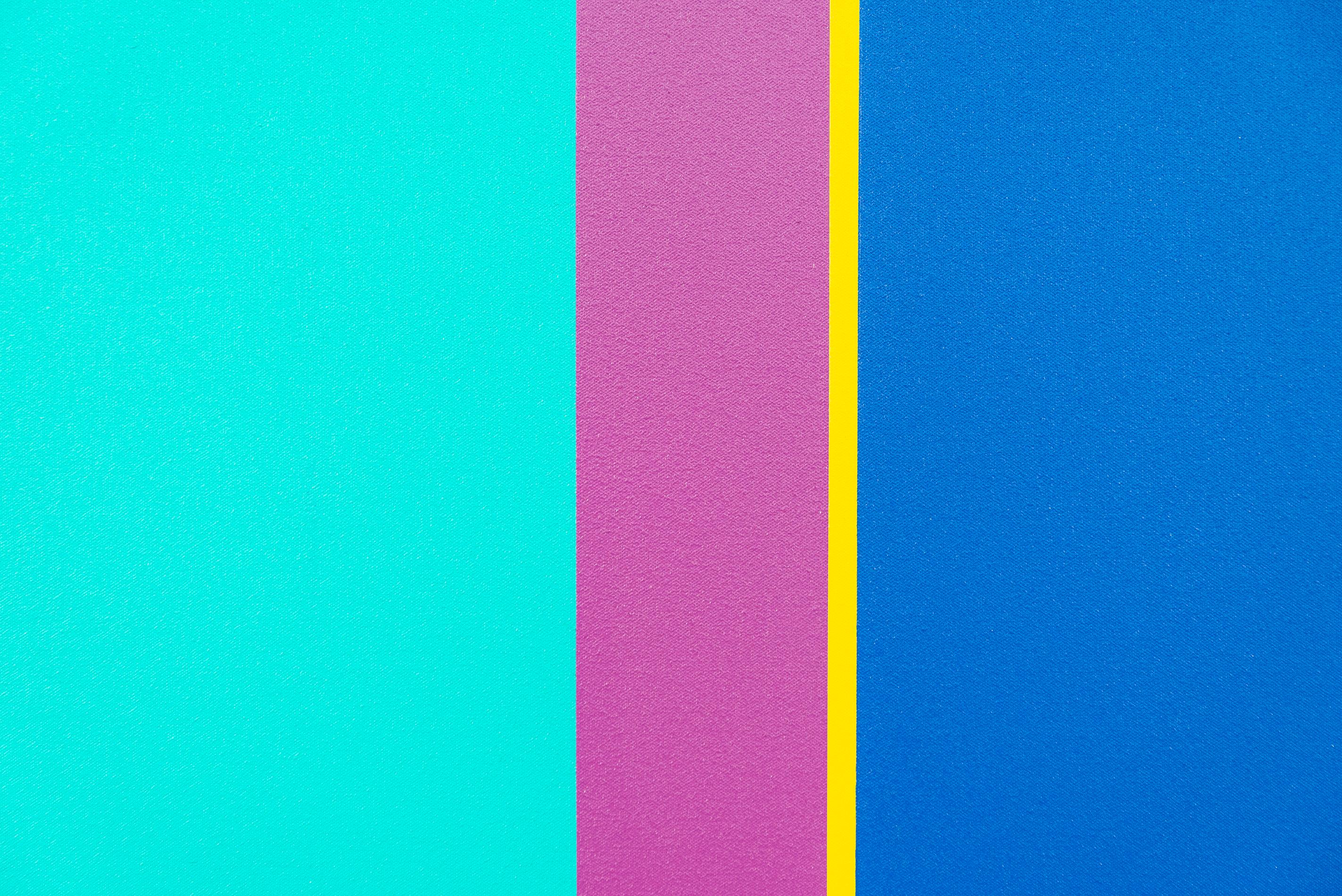 Extension - grande, luminoso, colorato, geometrico acrilico astratto su tela in vendita 2