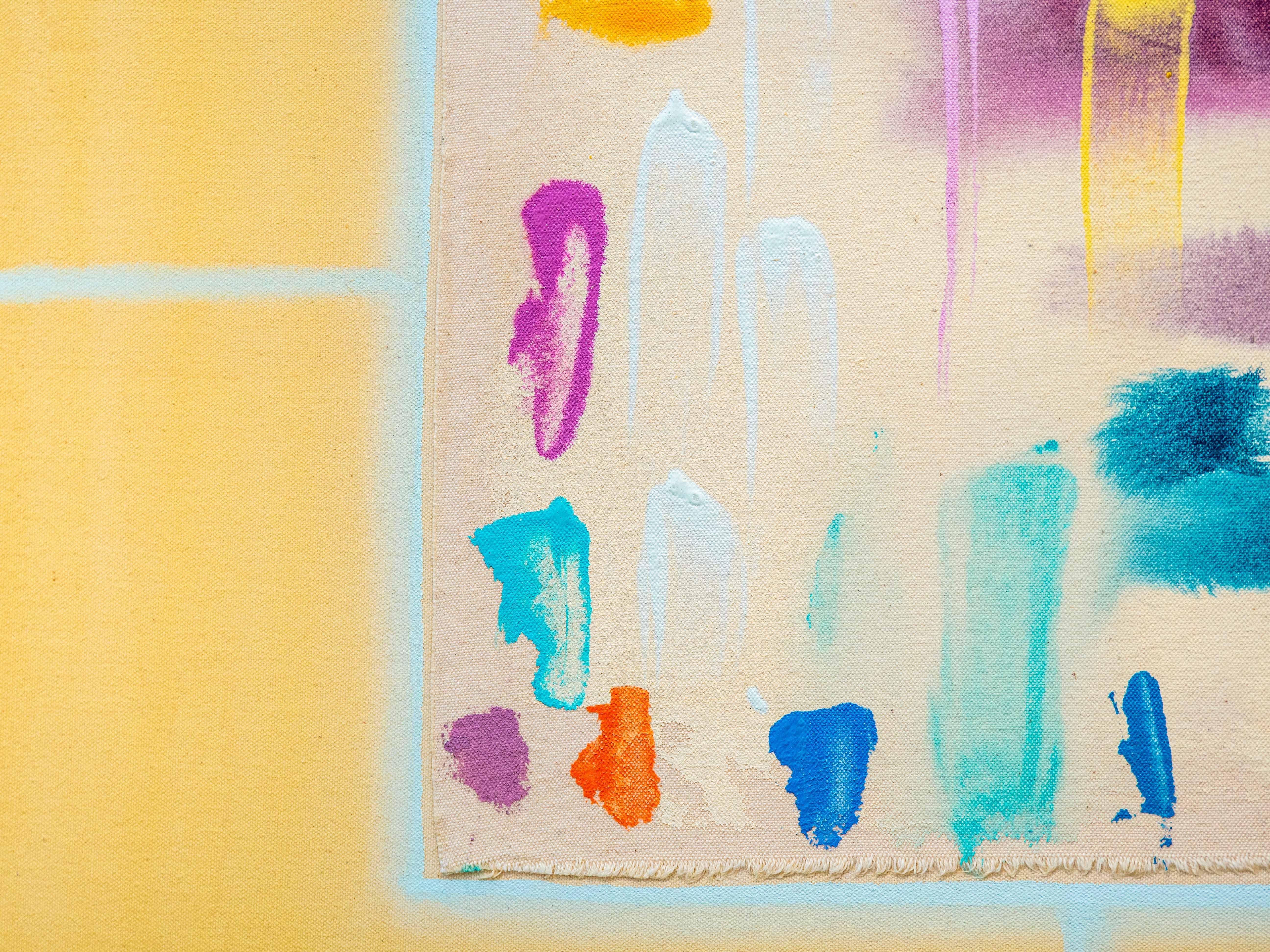 Suite Georgia: Simetría - moderno, contemporáneo, abstracto, acrílico sobre lienzo en venta 1