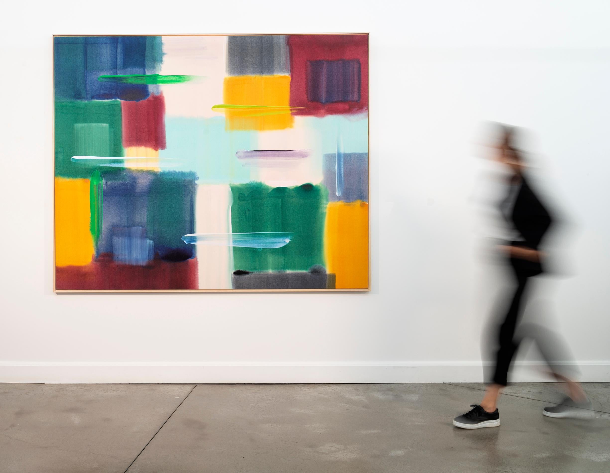Good Run - moderno, contemporaneo, astratto, acrilico su tela in vendita 5