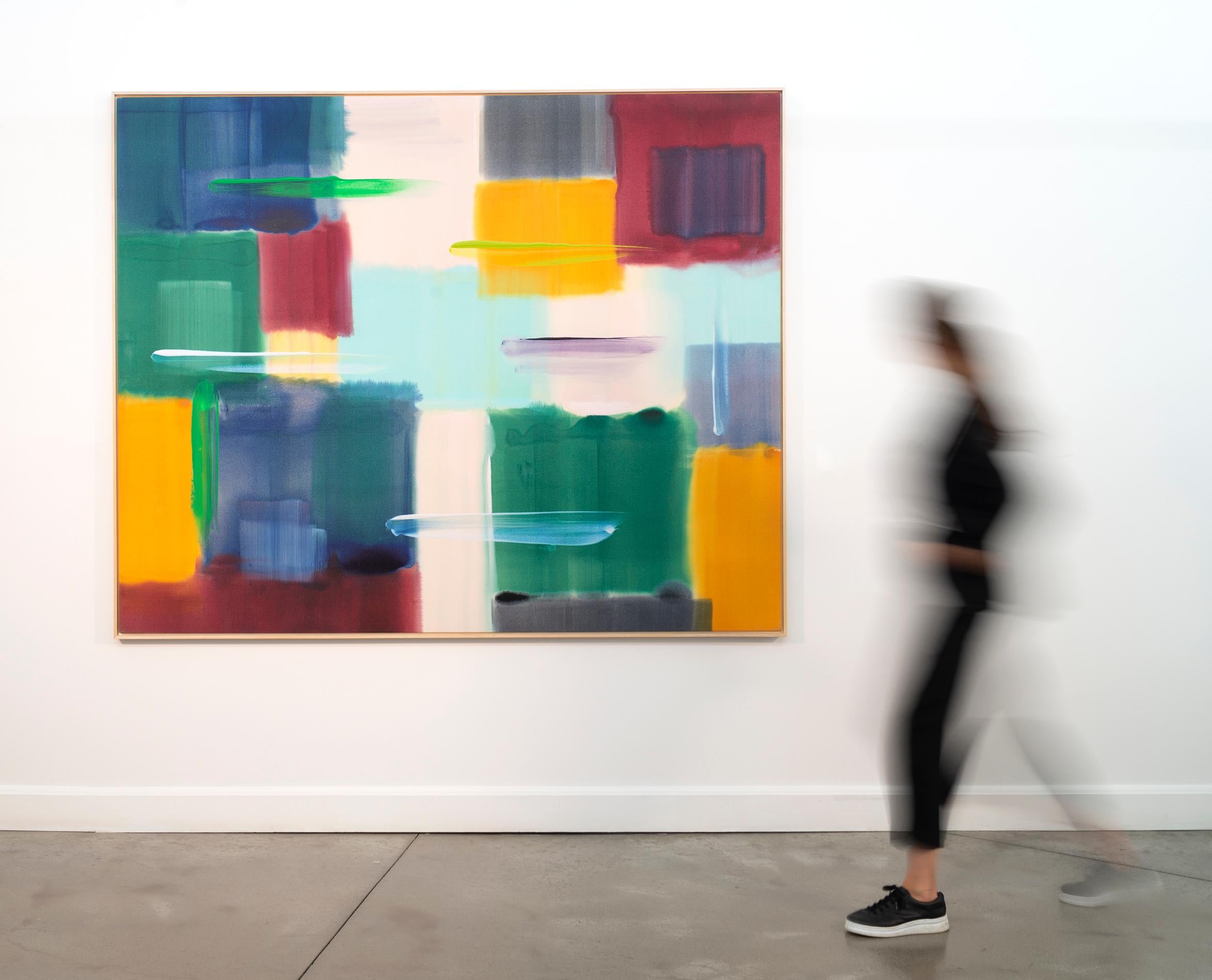 Good Run - moderno, contemporaneo, astratto, acrilico su tela in vendita 6