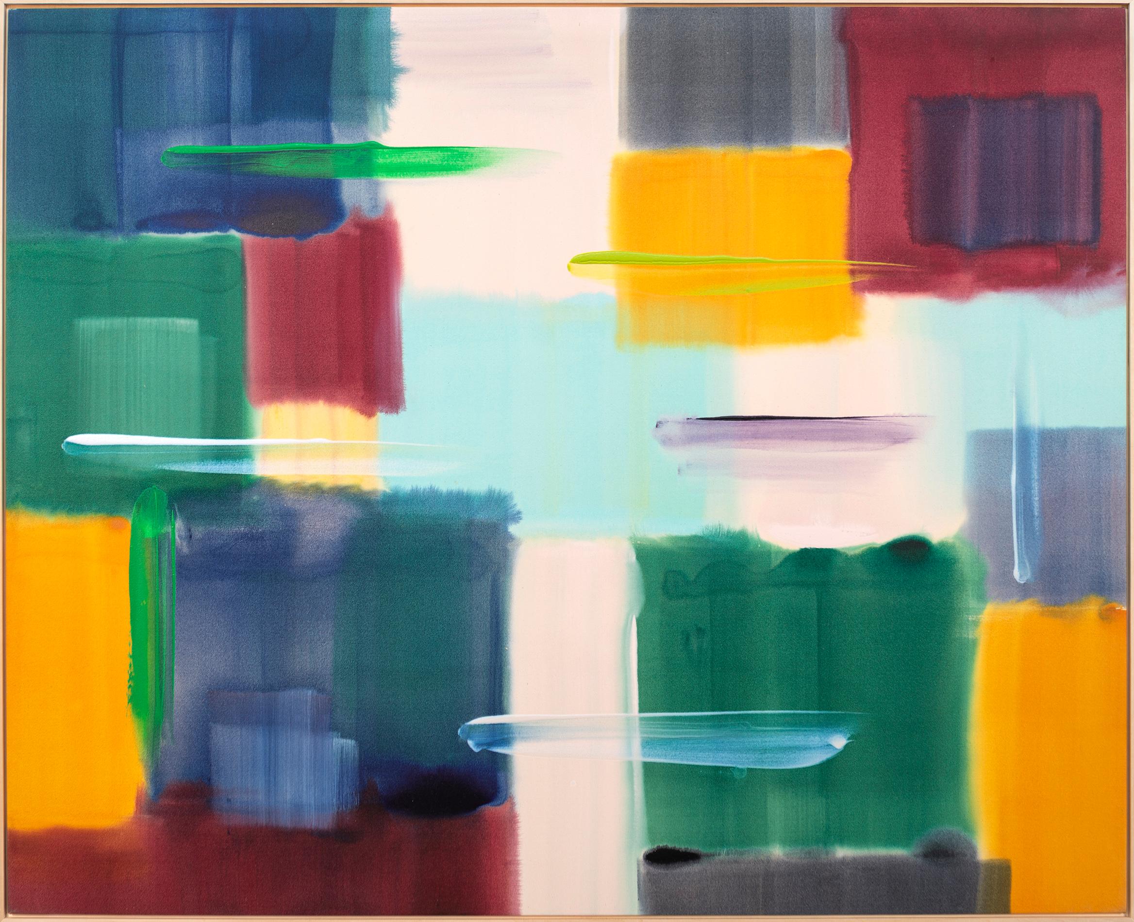 Abstract Painting di Milly Ristvedt - Good Run - moderno, contemporaneo, astratto, acrilico su tela