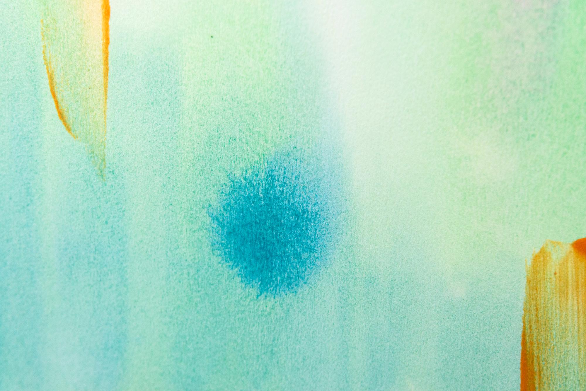 In Spite Of - contemporaneo, minimalista, astratto, acrilico su carta in vendita 8