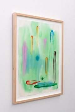 In Spite Of - contemporary, minimalist, abstract, acrylic on paper