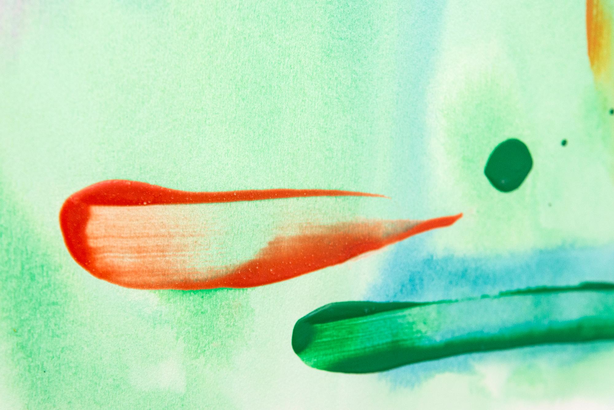 In Spite Of - contemporaneo, minimalista, astratto, acrilico su carta in vendita 5