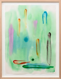 In Spite Of - contemporary, minimalist, abstract, acrylic on paper