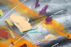 Inside Out - Abstract Painting, Framed, Contemporary, 61.5 x 61.5 in