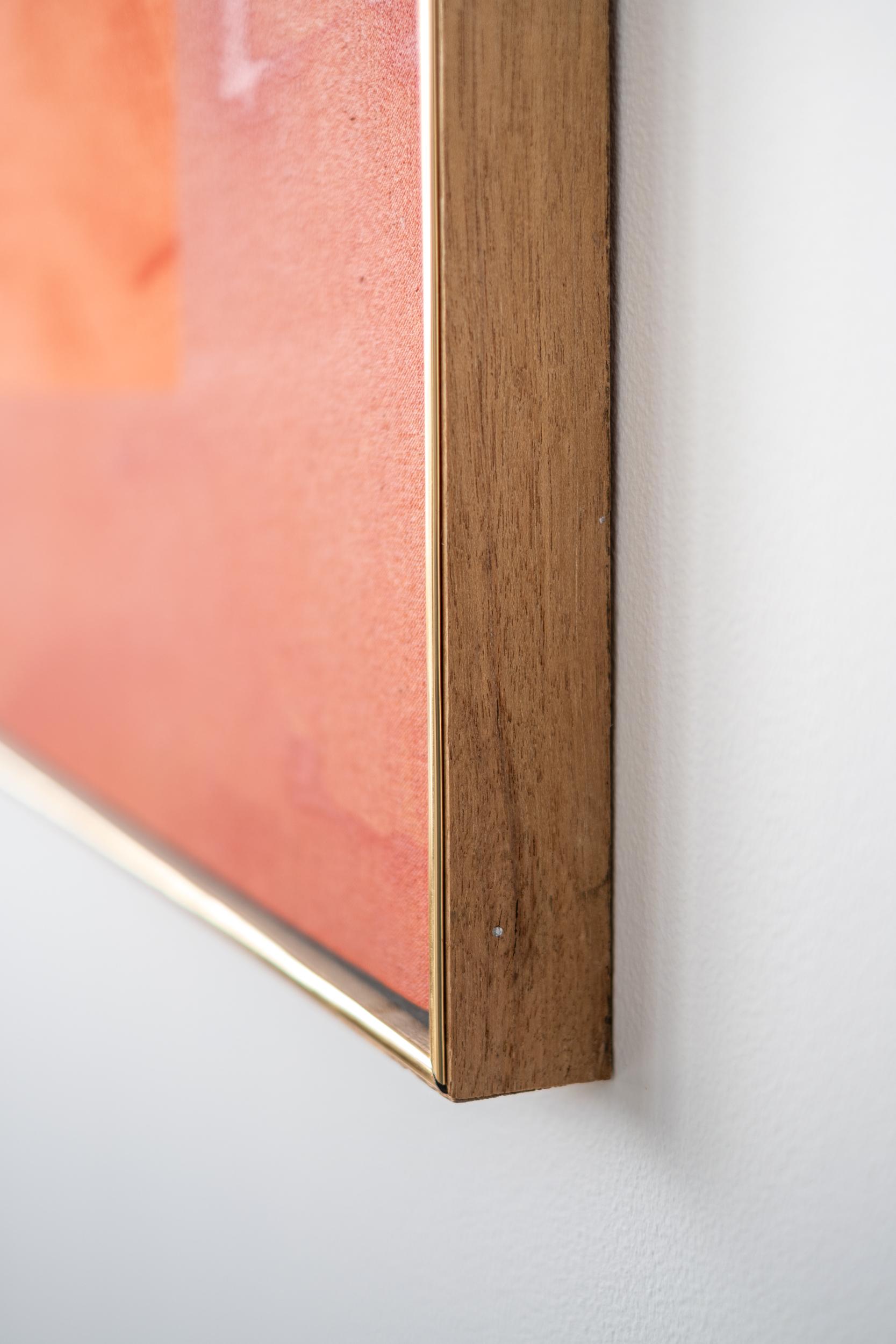 July Grid - moderne, contemporain, abstrait, acrylique sur toile en vente 5