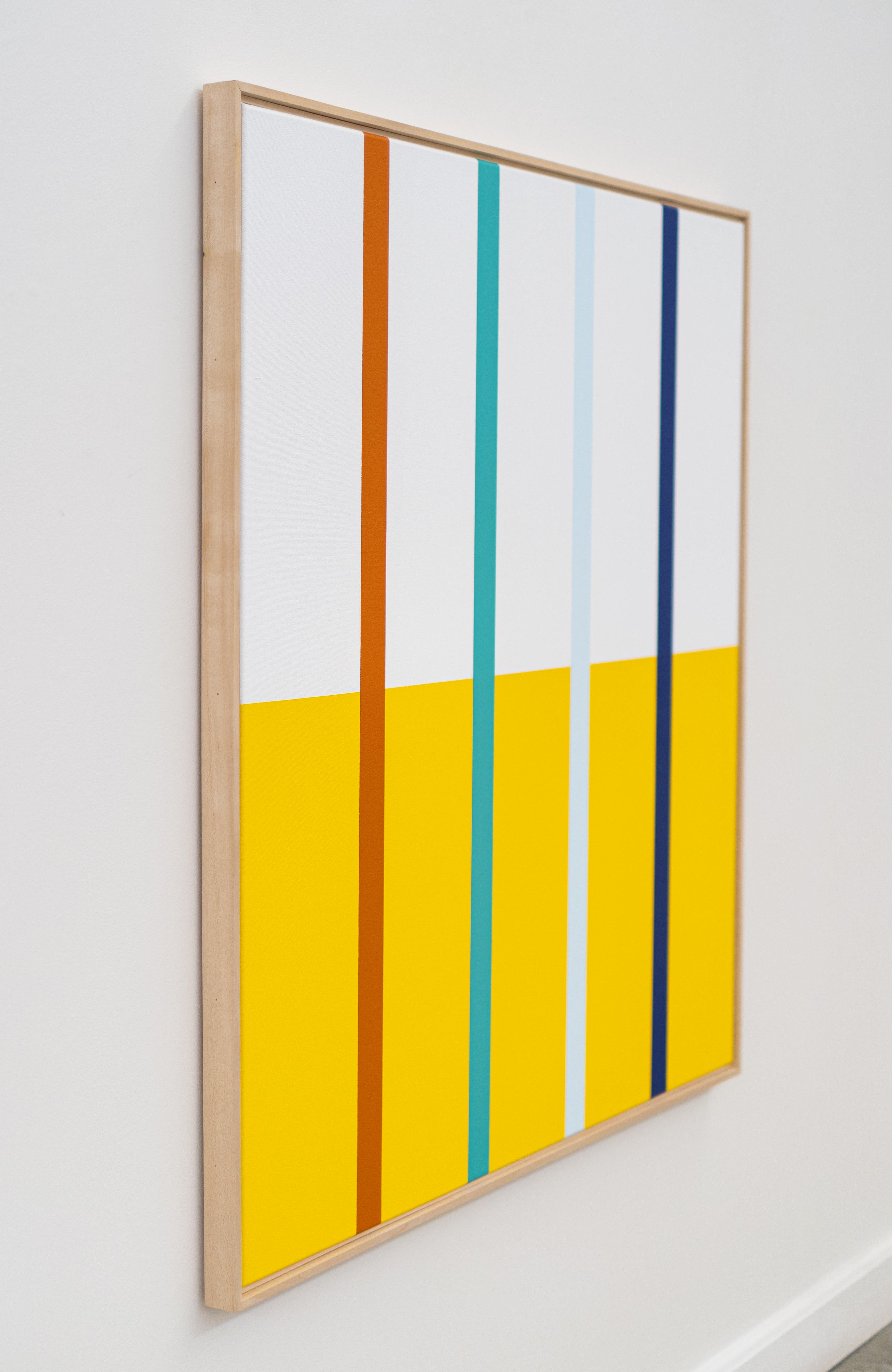 Landschaft #1 (Bäume) - modern, zeitgenössisch, abstrakt, Acryl auf Leinwand im Angebot 1