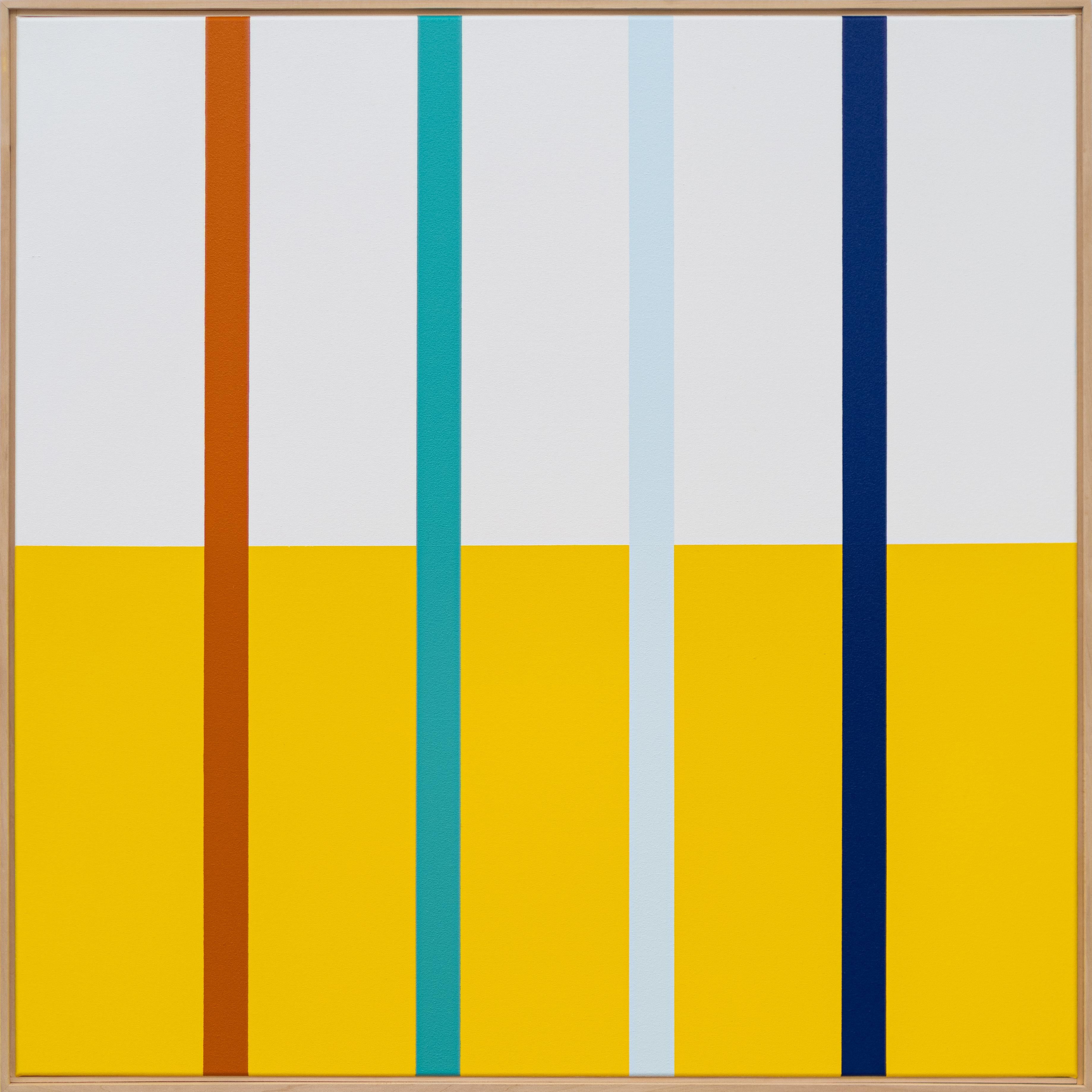 Landscape #1 (trees) - modern, contemporary, abstract, acrylic on canvas