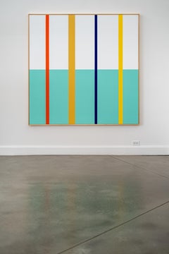 Landscape #2 (Air and Water) - bright, colourful, abstract acrylic on canvas