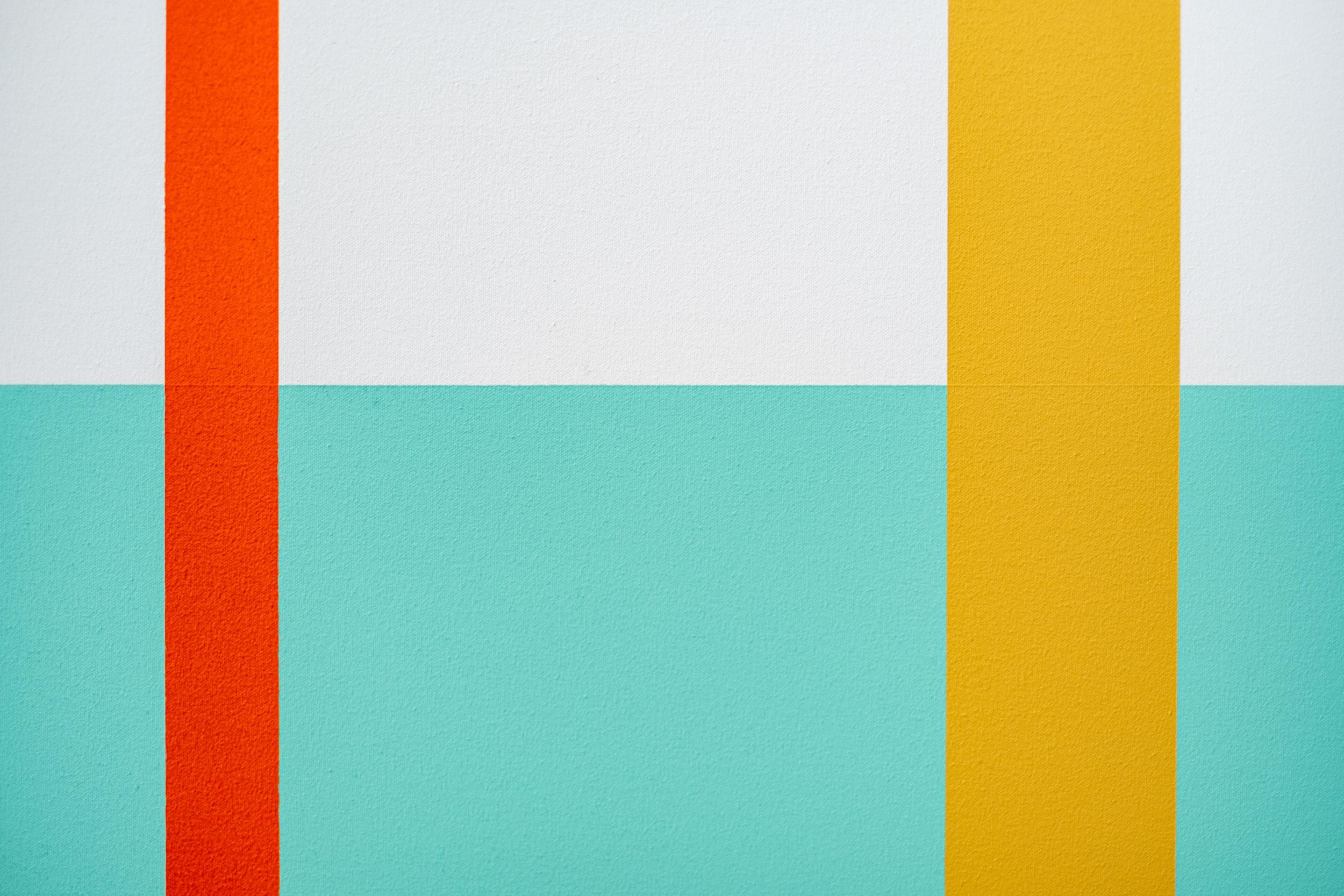 Paesaggio #2 (Aria e Acqua) - acrilico astratto, luminoso e colorato su tela 1