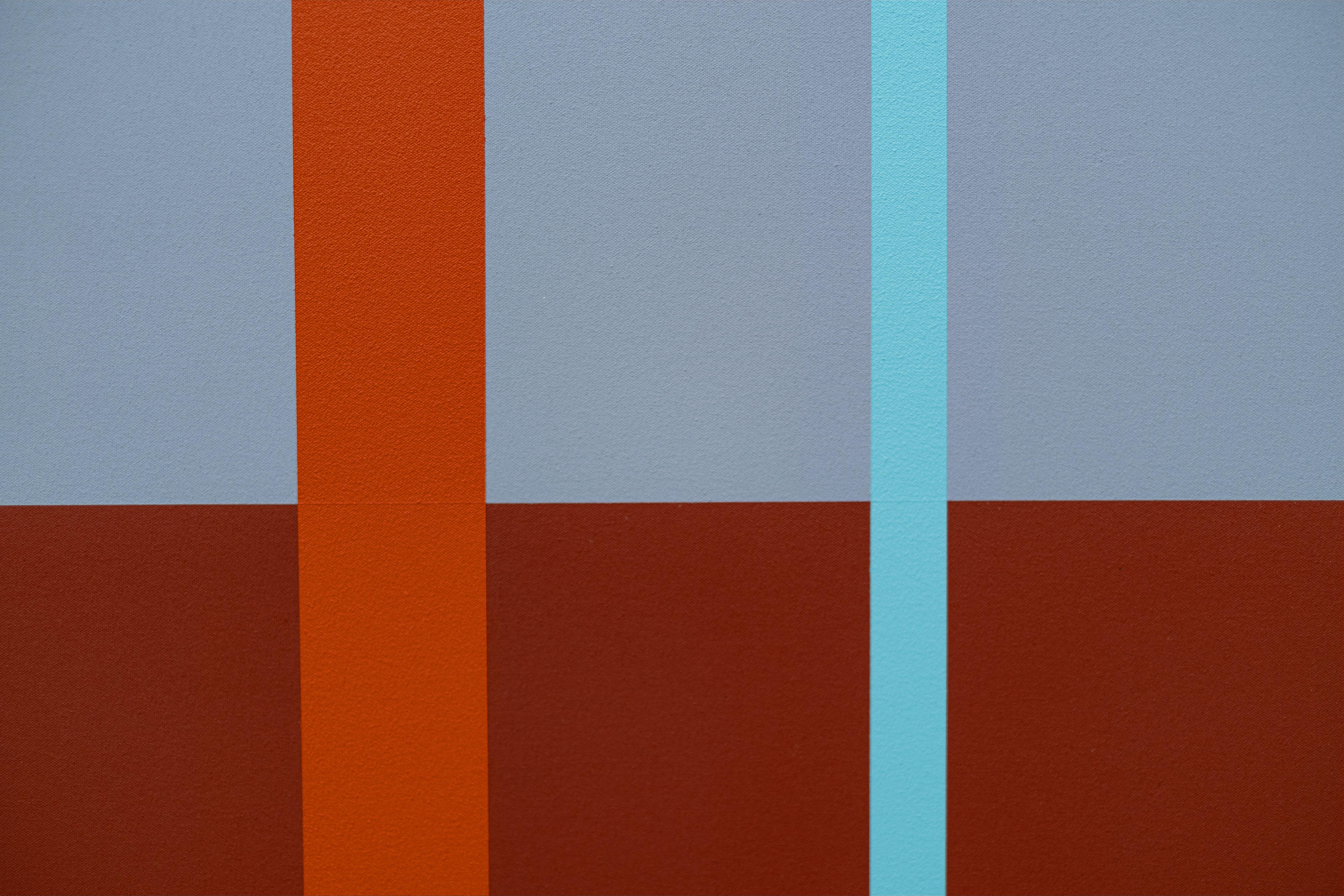 Landscape #3 (earth + cloud) - modern, contemporary, abstract, acrylic on canvas For Sale 4