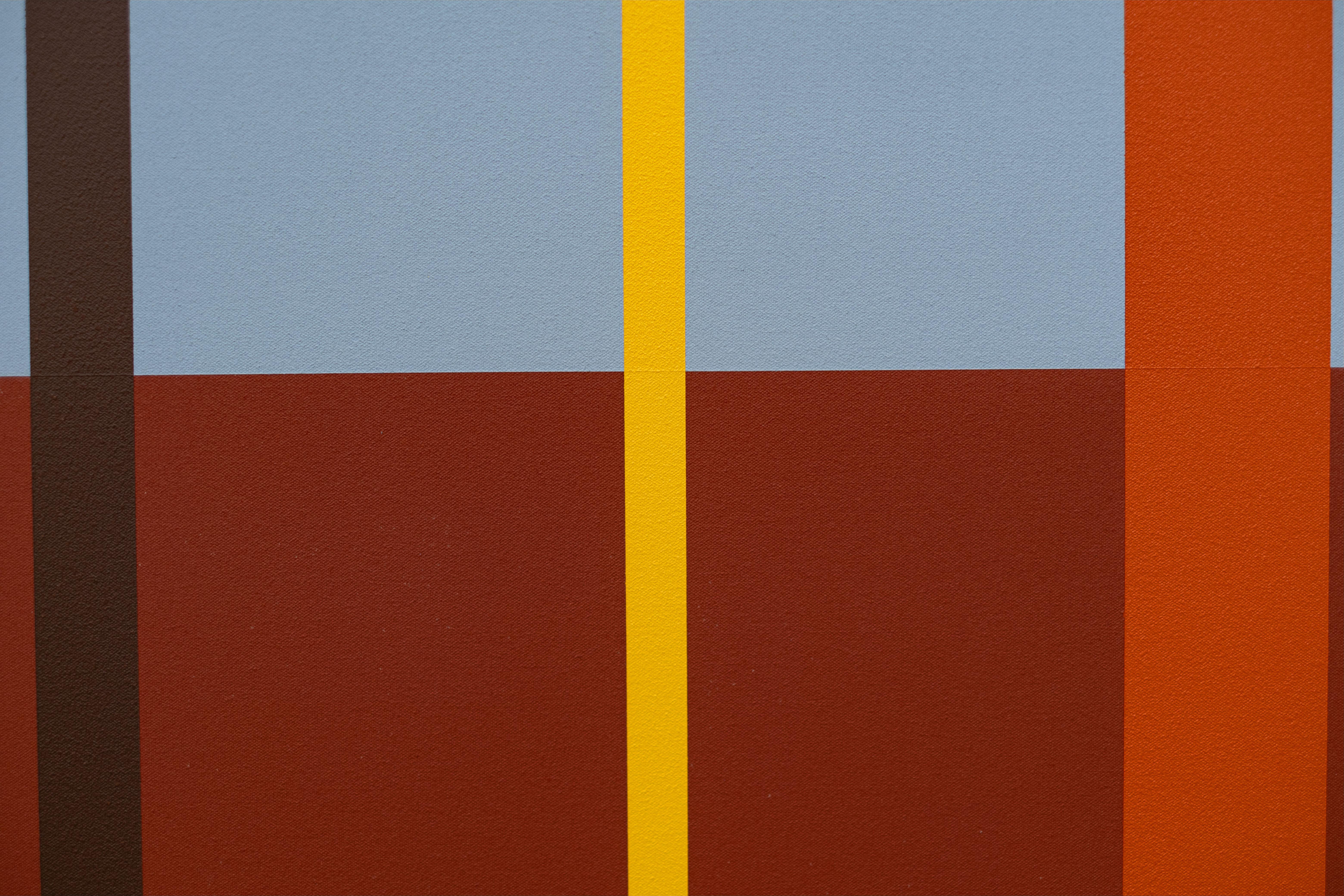 Landscape #3 (earth + cloud) - modern, contemporary, abstract, acrylic on canvas For Sale 5