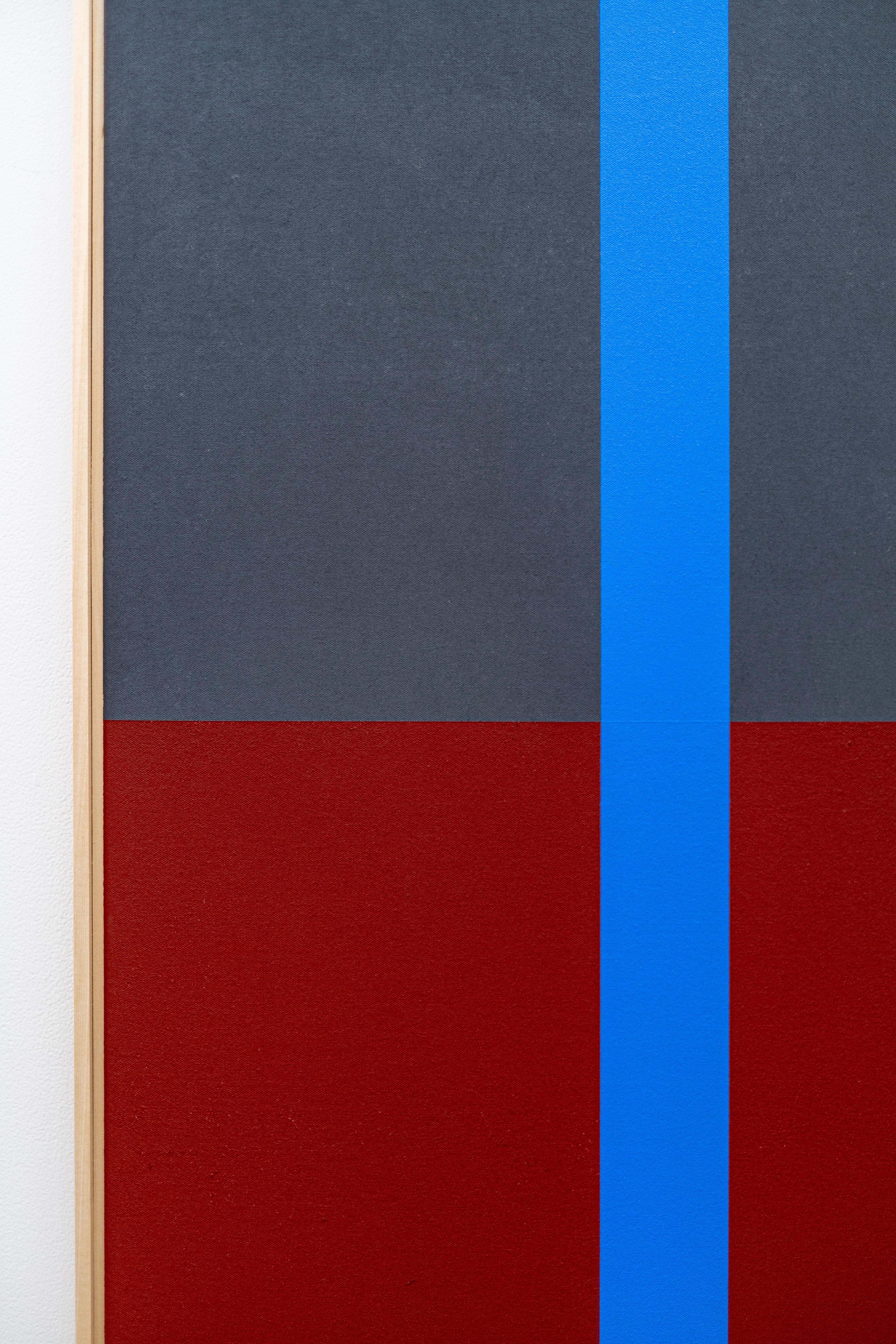 Landschaft #4 (Sturm) - modern, zeitgenössisch, abstrakt, Acryl auf Leinwand im Angebot 4