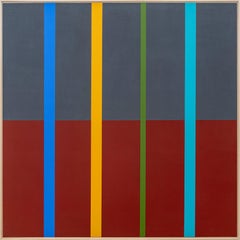 Landschaft #4 (Sturm) - modern, zeitgenössisch, abstrakt, Acryl auf Leinwand