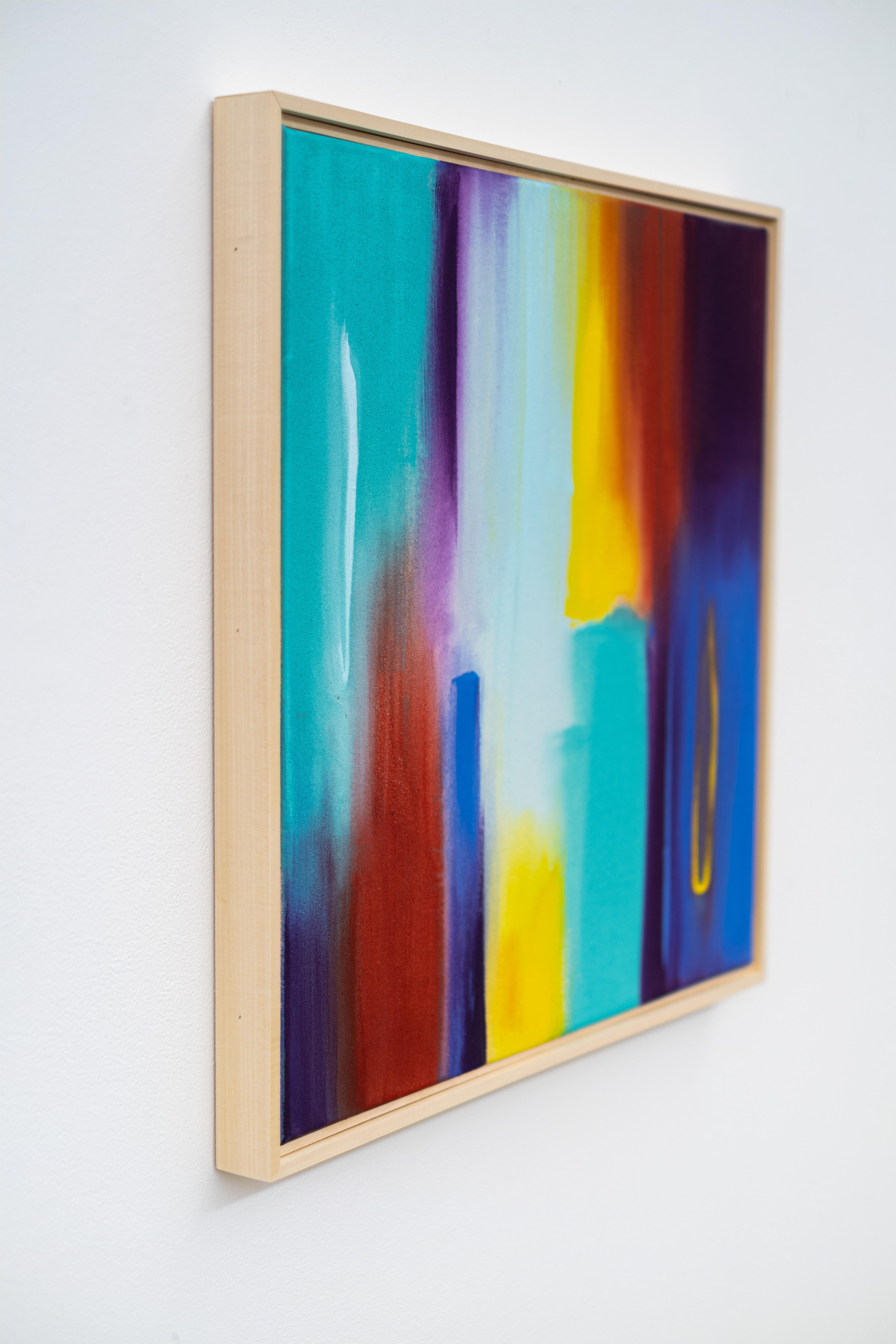 Life Itself #3 - modern, contemporary, abstract, acrylic on canvas - Abstract Painting by Milly Ristvedt
