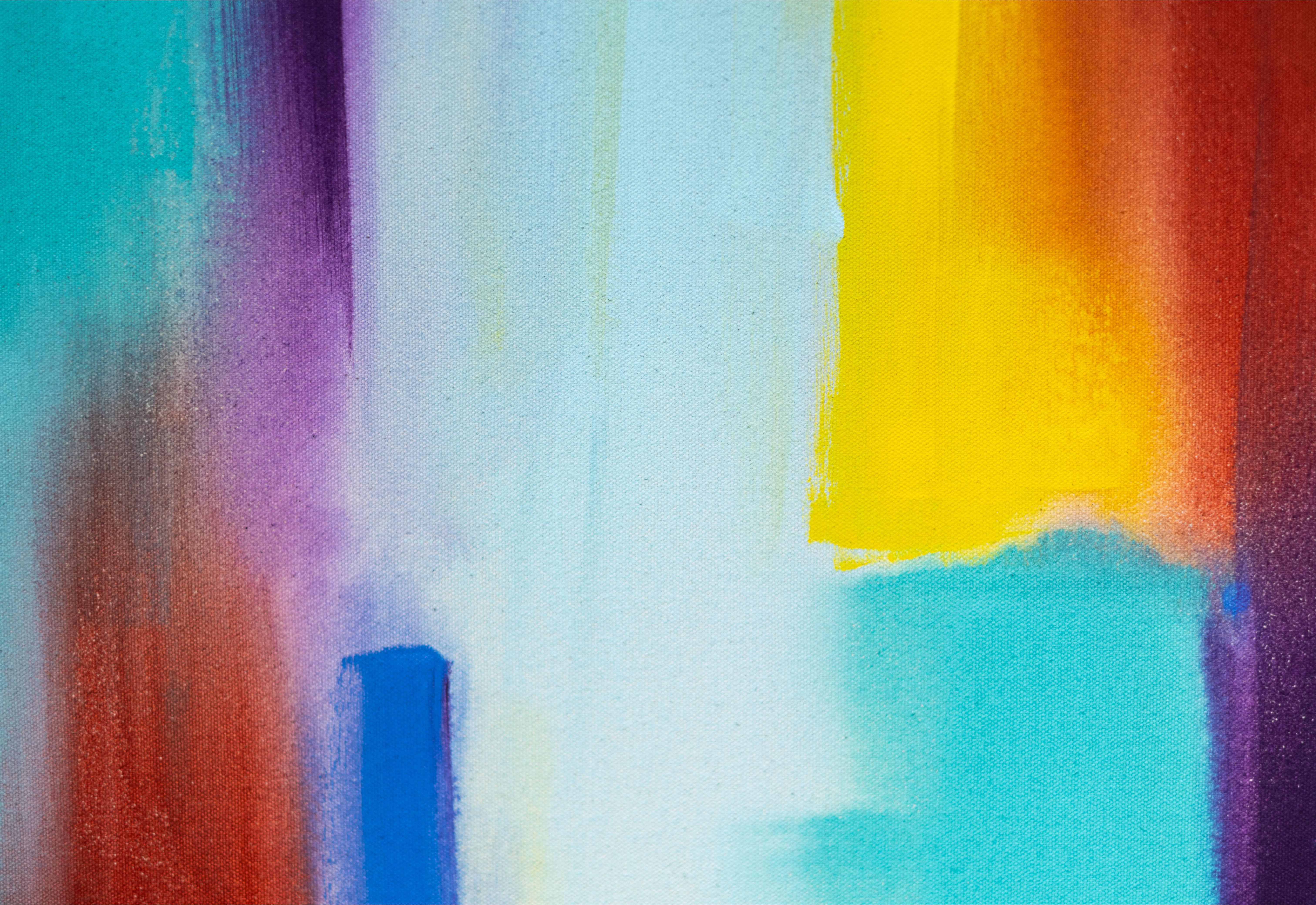 Life Itself #3 - modern, contemporary, abstract, acrylic on canvas For Sale 1