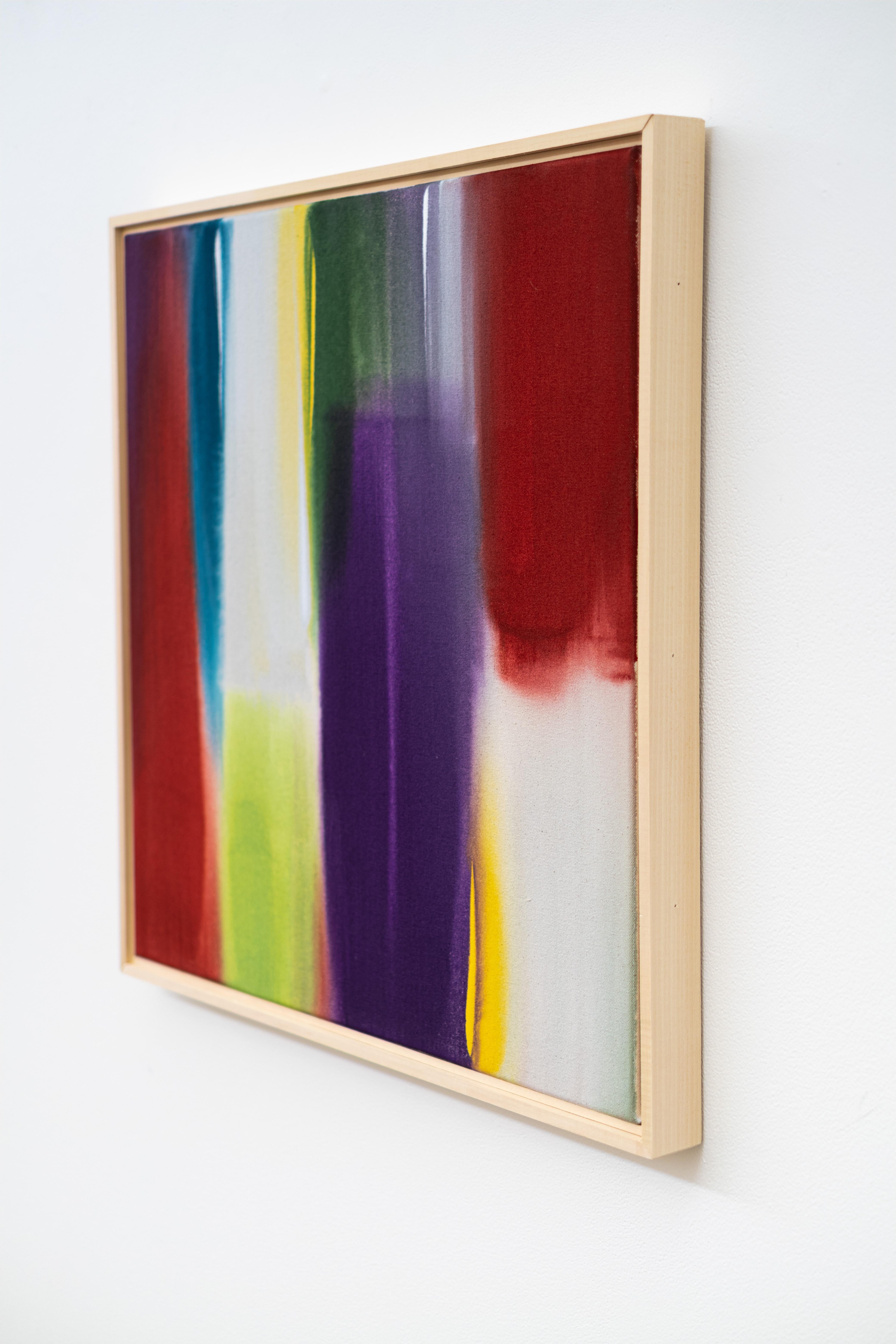 La vida misma #4 - moderno, contemporáneo, abstracto, acrílico sobre lienzo - Abstract Painting Marrón de Milly Ristvedt