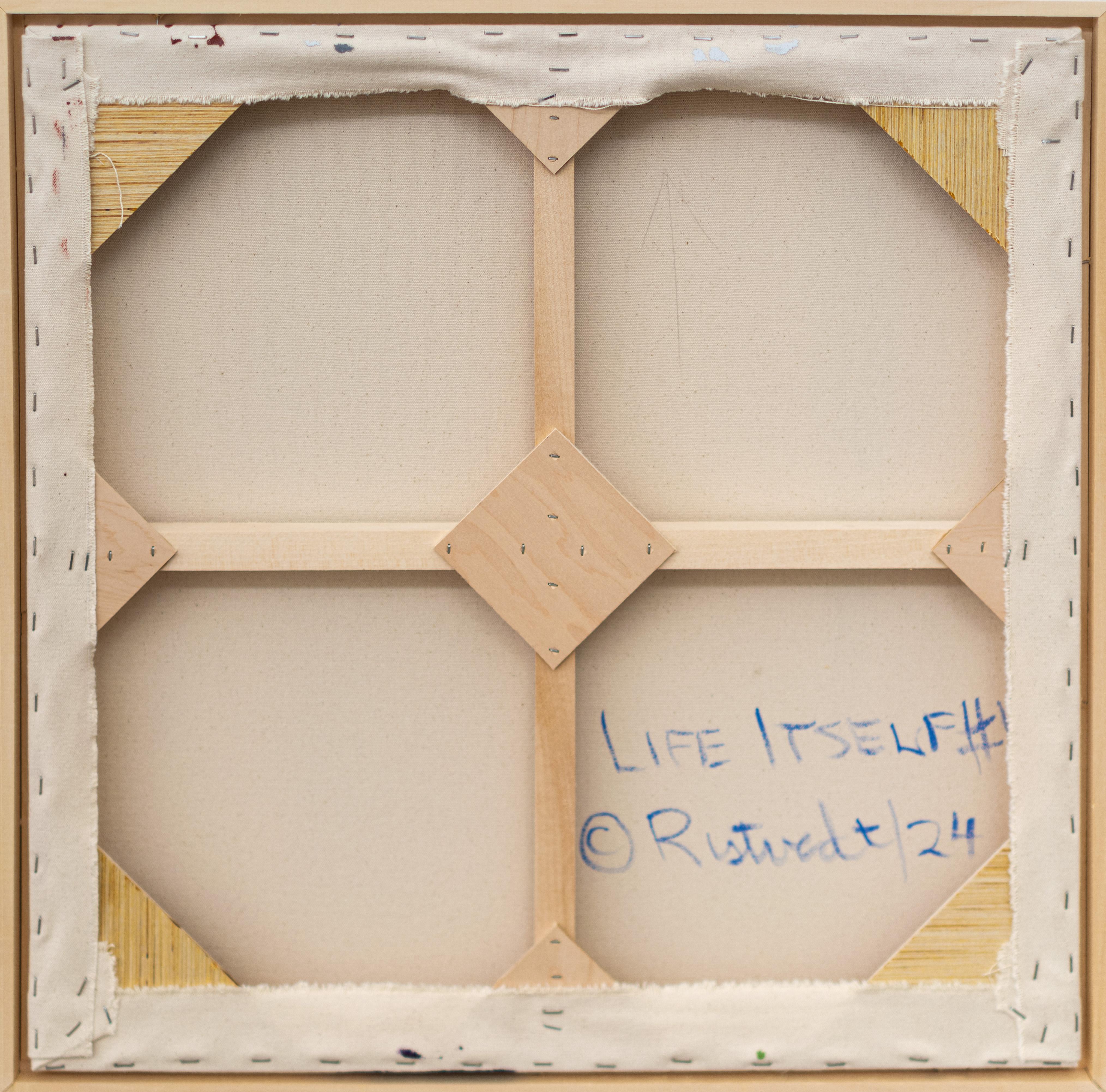 La vida misma #4 - moderno, contemporáneo, abstracto, acrílico sobre lienzo en venta 4