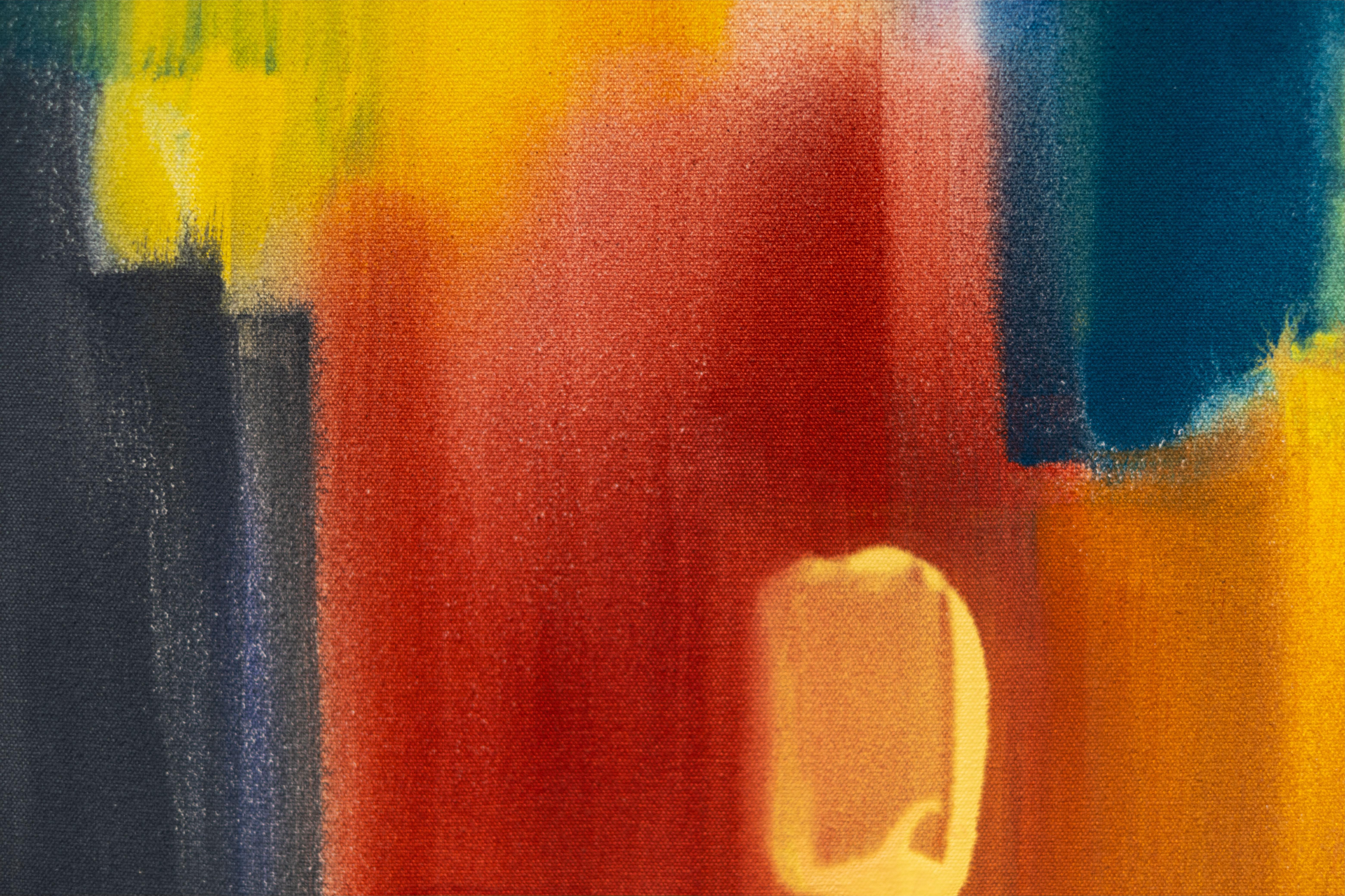 Life Itself #5 - modern, zeitgenössisch, abstrakt, Acryl auf Leinwand im Angebot 1