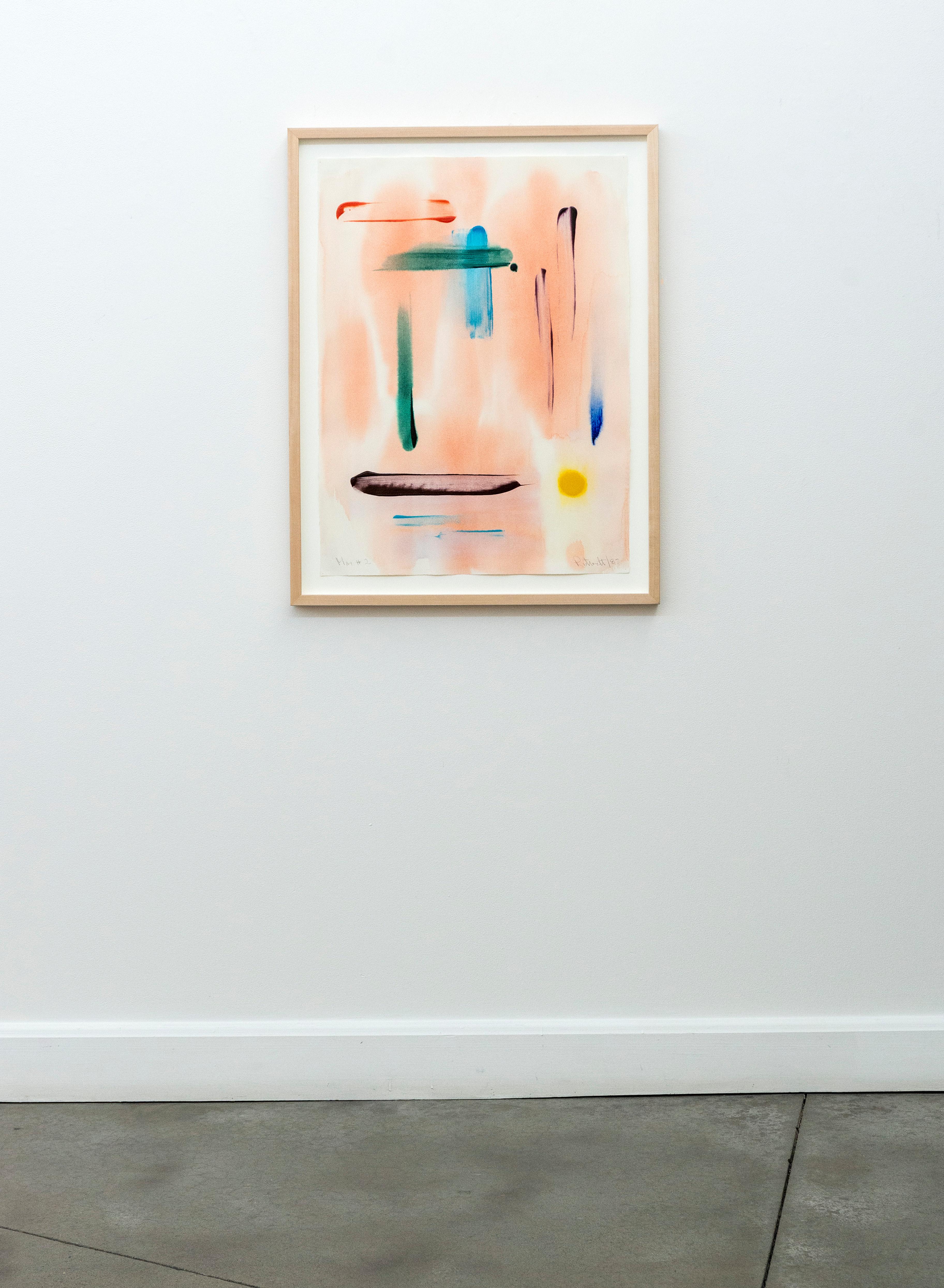 May #2 - contemporary, minimalist, abstract, acrylic on archival paper - Abstract Art by Milly Ristvedt