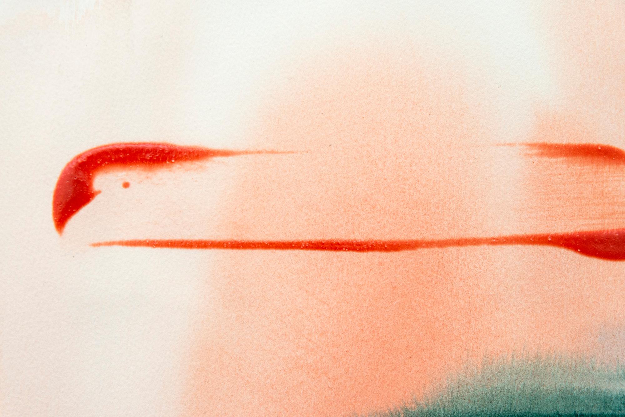 May #2 - contemporary, minimalist, abstract, acrylic on archival paper For Sale 4