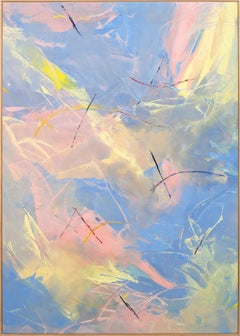 Renaissance - Abstract Painting, Acrylic on Canvas, 1970s, New