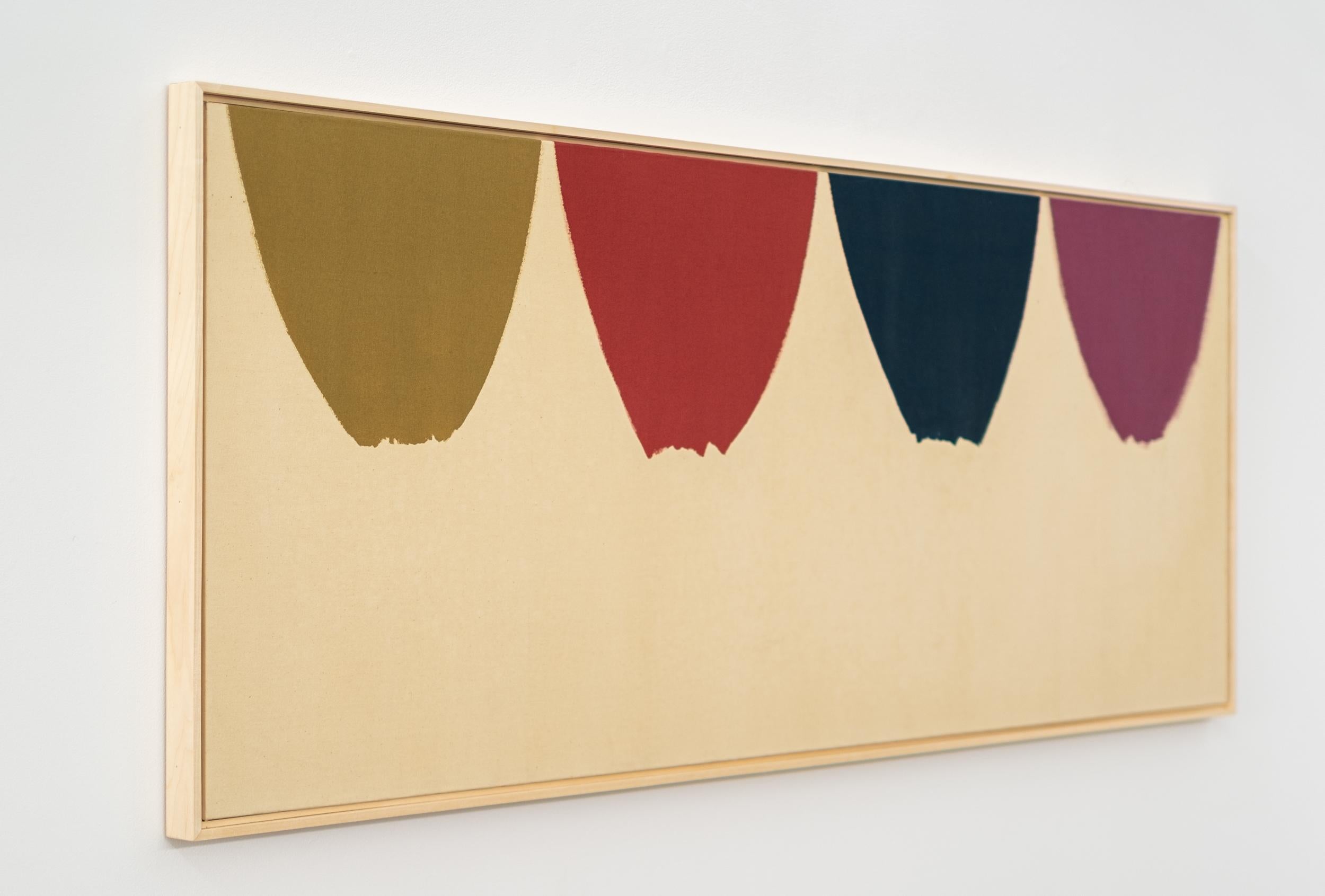 Ros Solis - kühn, modern, farbenfroh, minimalistisch, abstrakt, Acryl auf Leinwand – Painting von Milly Ristvedt