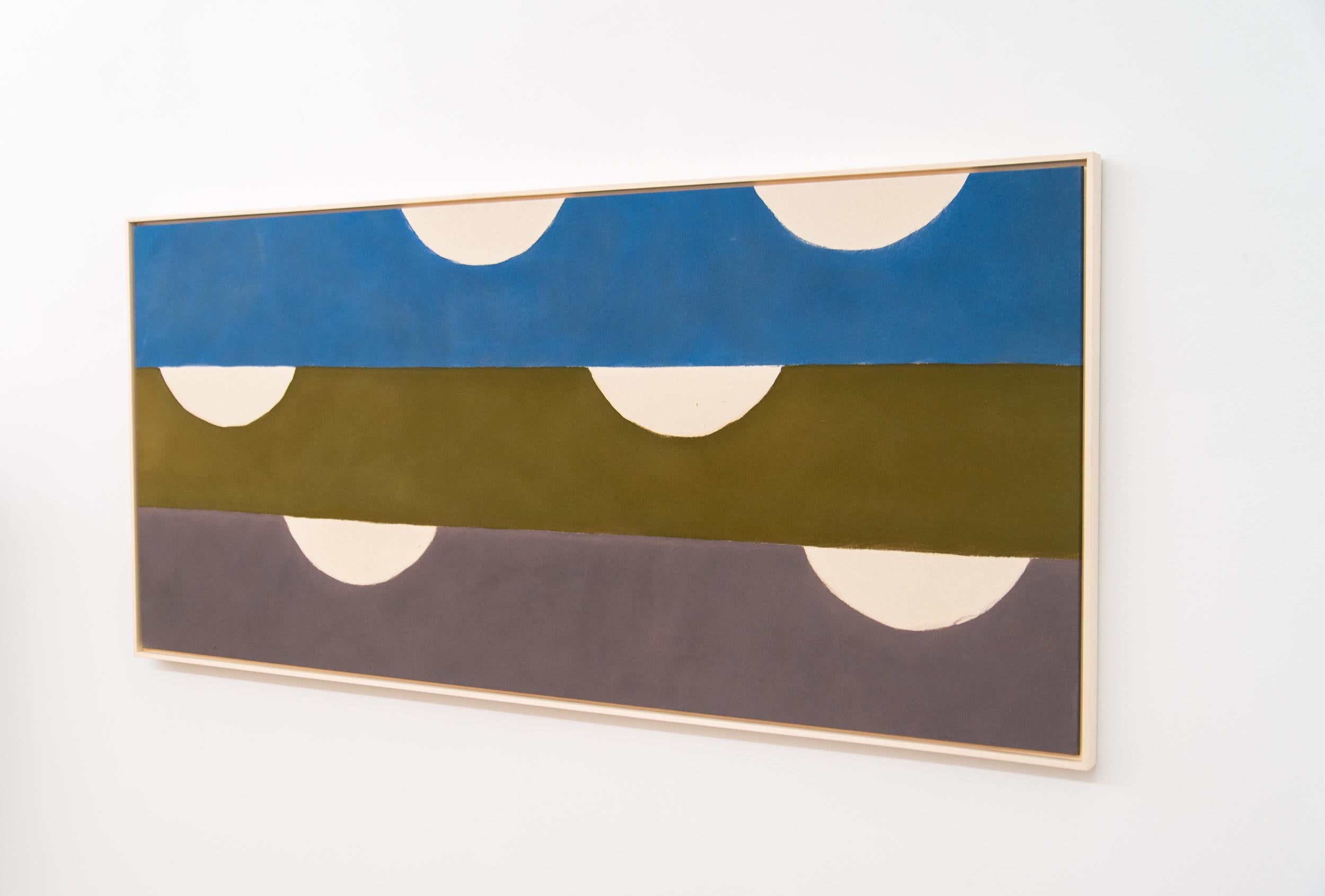 Sea Span - moderno, contemporaneo, minimalista, astratto, acrilico su tela - Painting di Milly Ristvedt
