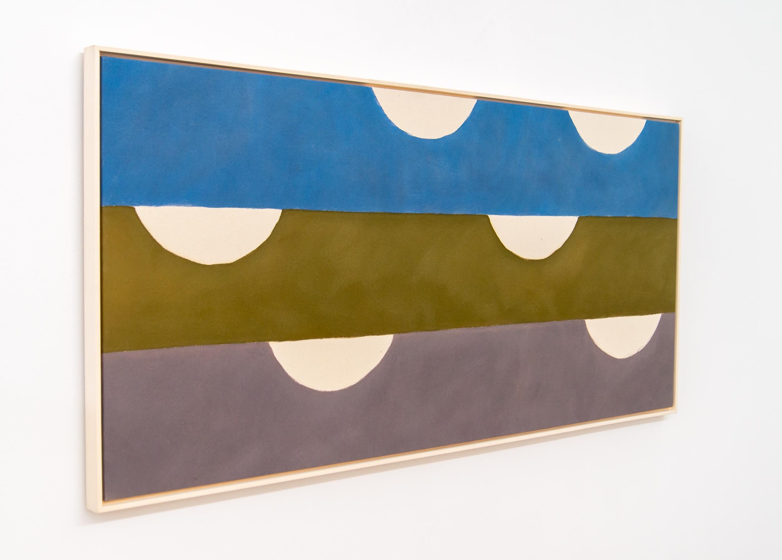 Sea Span - moderno, contemporaneo, minimalista, astratto, acrilico su tela - Painting Astratto di Milly Ristvedt