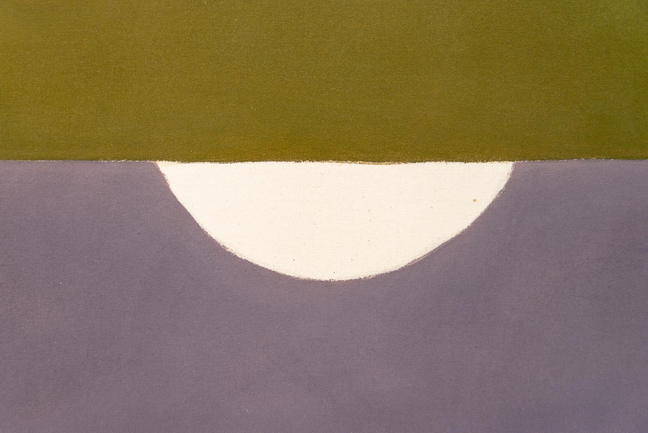 Questo quadro astratto minimalista in acrilico è opera dell'artista canadese Milly Ristvedt.
 
Sea Span è una delle serie di dipinti che Milly Ristvedt realizzò negli anni '70 e che utilizzava un formato pulito e audace per mostrare il colore. In