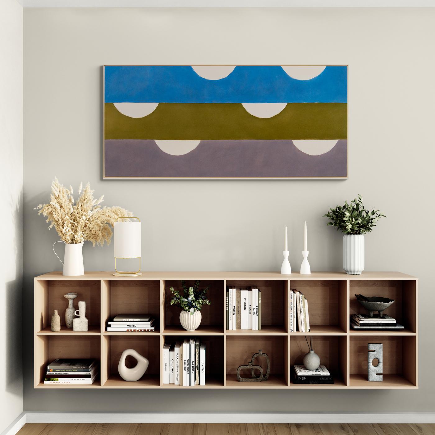 Sea Span - moderno, contemporaneo, minimalista, astratto, acrilico su tela in vendita 4