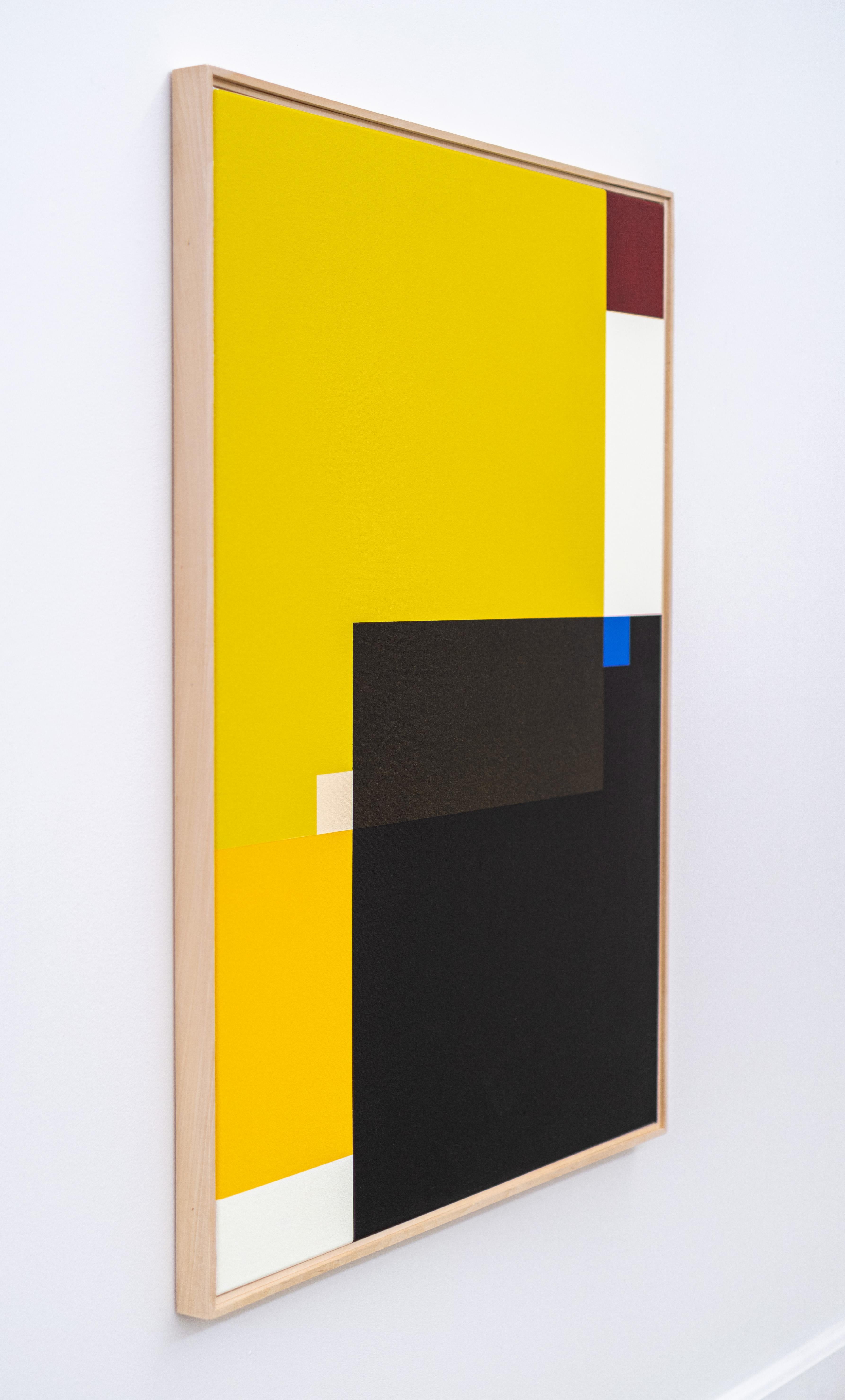 Sistemas #1 - moderno, contemporáneo, abstracto, acrílico sobre lienzo - Painting Abstracto de Milly Ristvedt