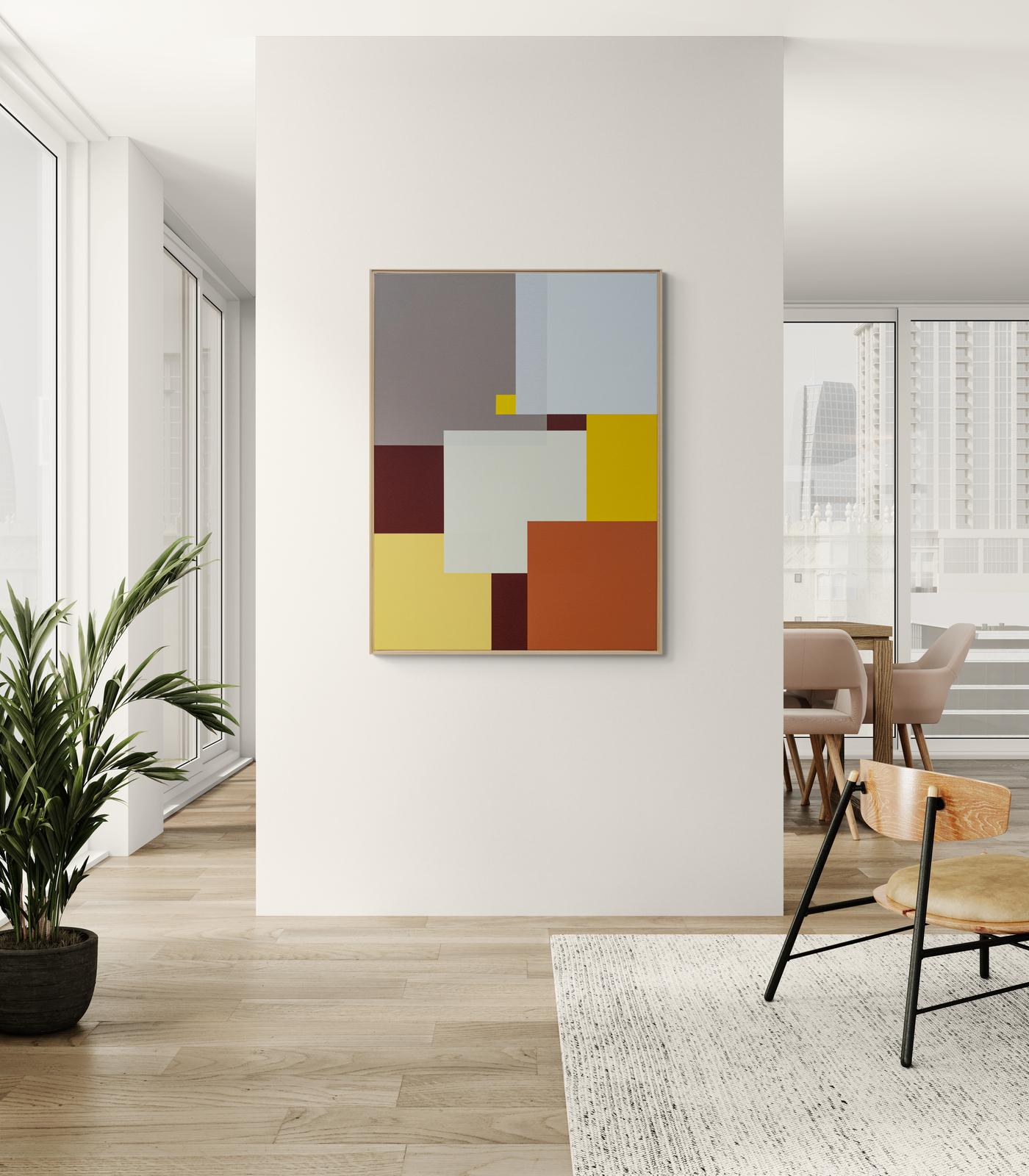 Systems #2 - modern, zeitgenössisch, abstrakt, Acryl auf Leinwand im Angebot 9