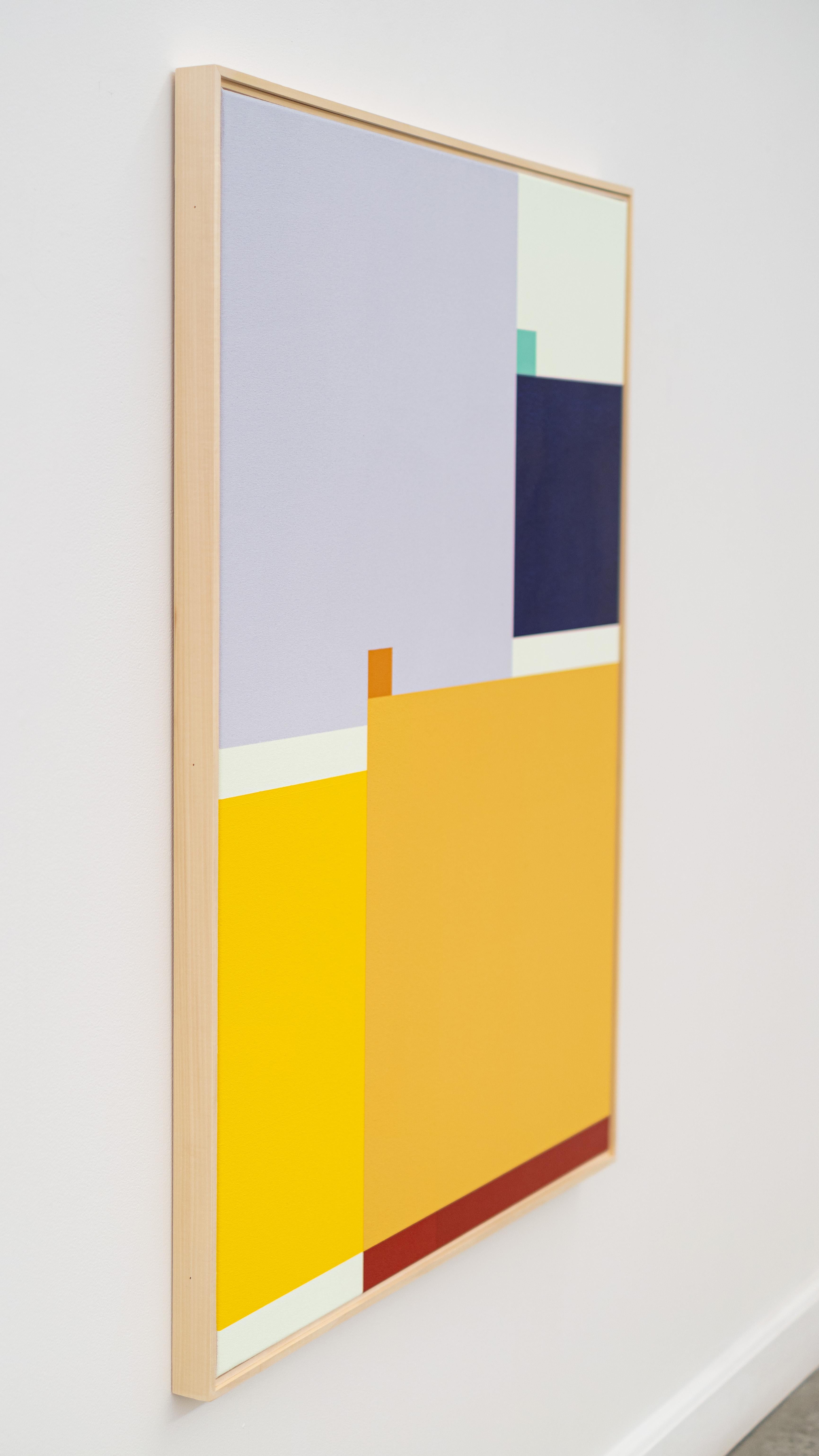Systèmes #3 - moderne, contemporain, abstrait, acrylique sur toile - Abstrait Painting par Milly Ristvedt