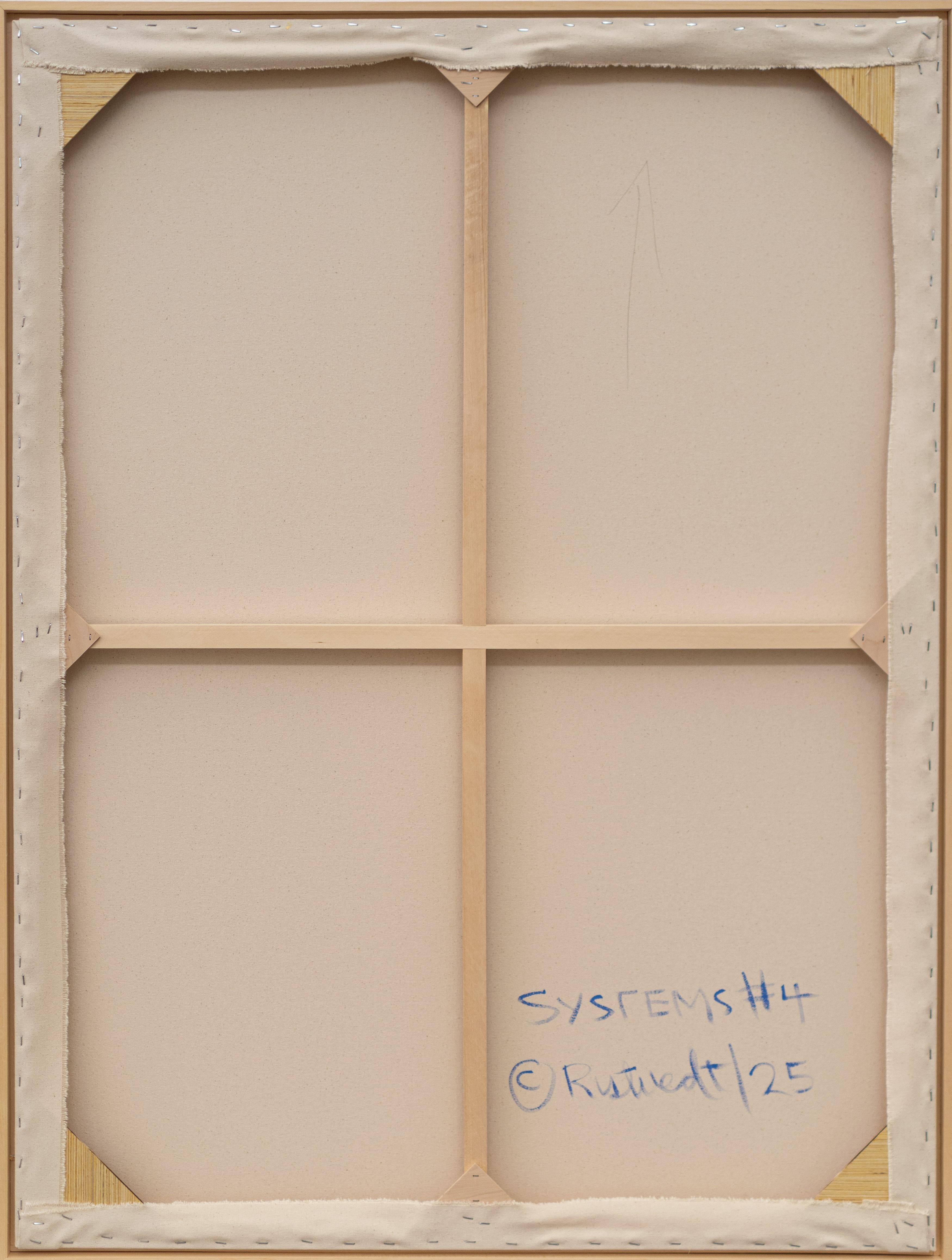 Sistemas #4 - moderno, contemporáneo, abstracto, acrílico sobre lienzo en venta 5