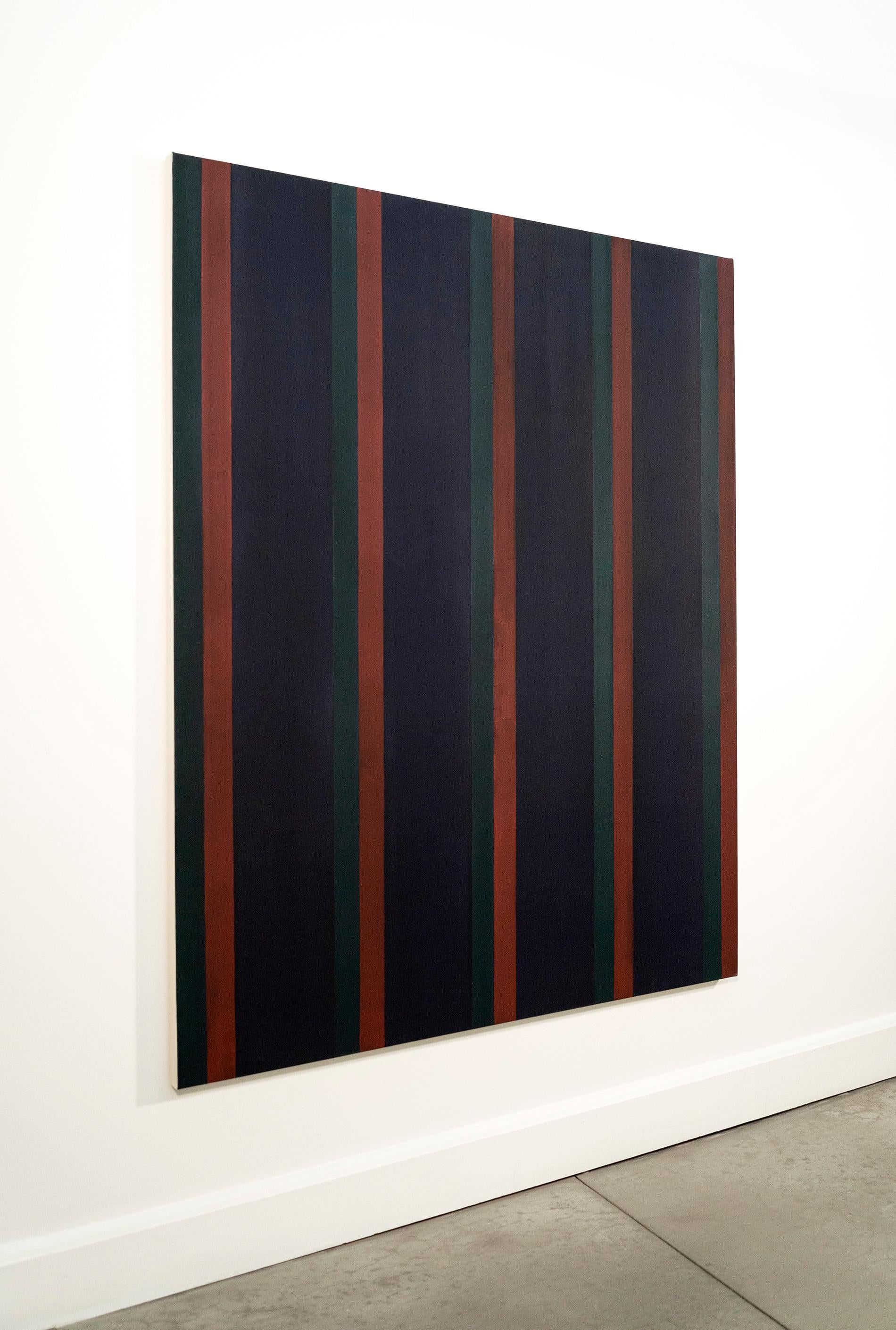 Il Dilemma - moderno, contemporaneo, astratto, acrilico su tela - Abstract Painting Nero di Milly Ristvedt